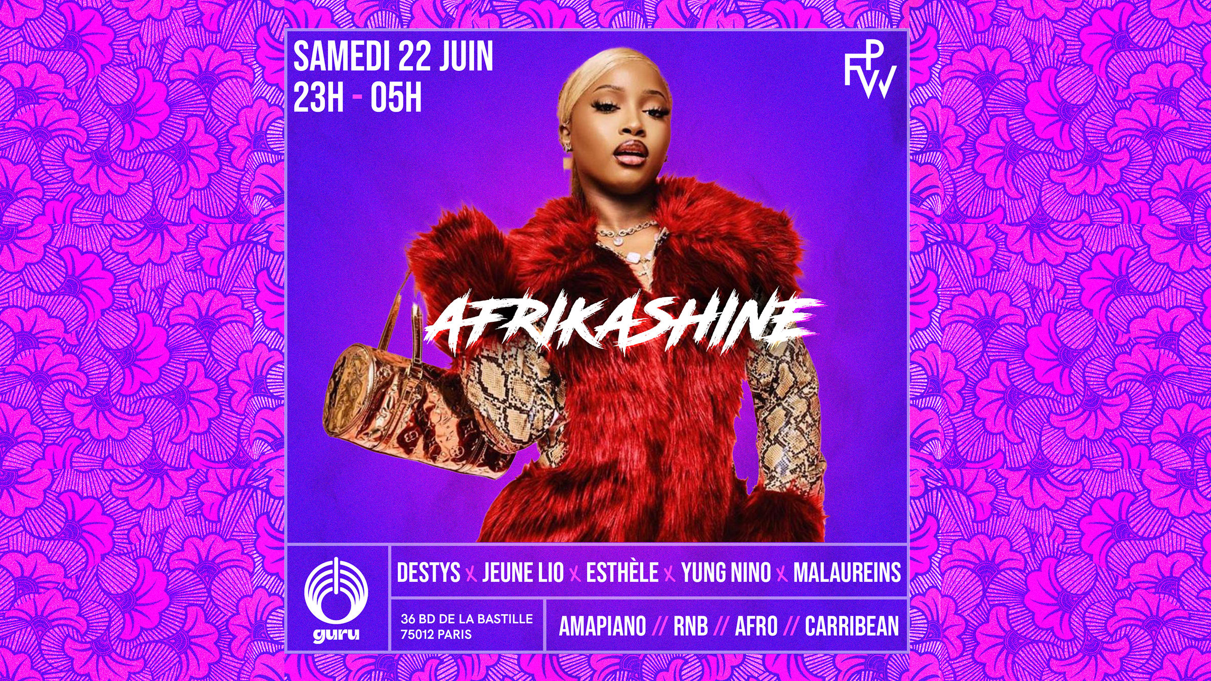 Afrikashine X Guru Club Pfw Cover