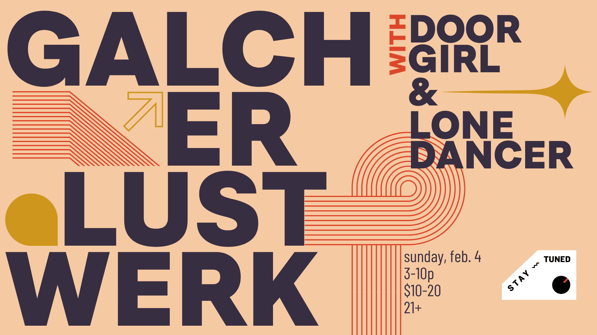 Exhaust The Day: Galcher Lustwerk W/ Lone Dancer, Door Girl Cover