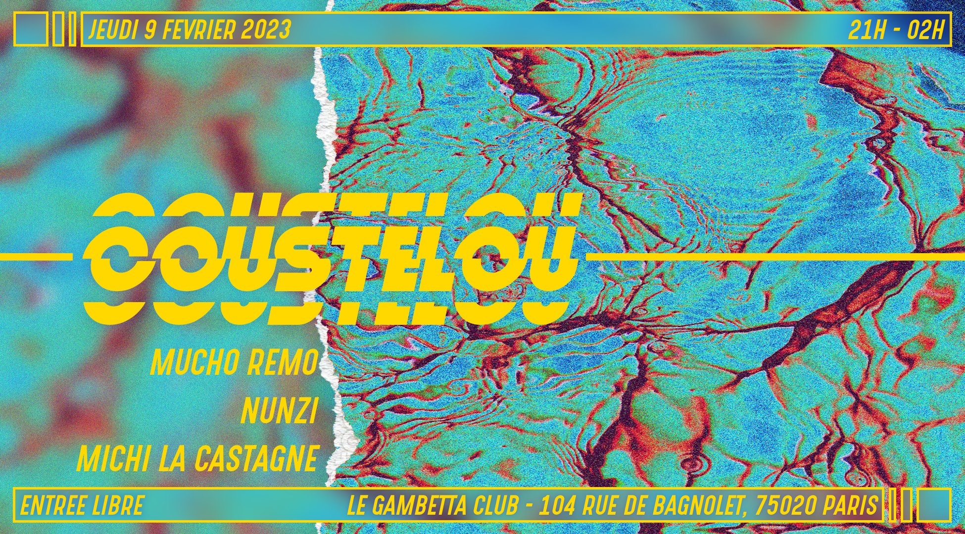 Coustelou @Le Gambetta Club Cover