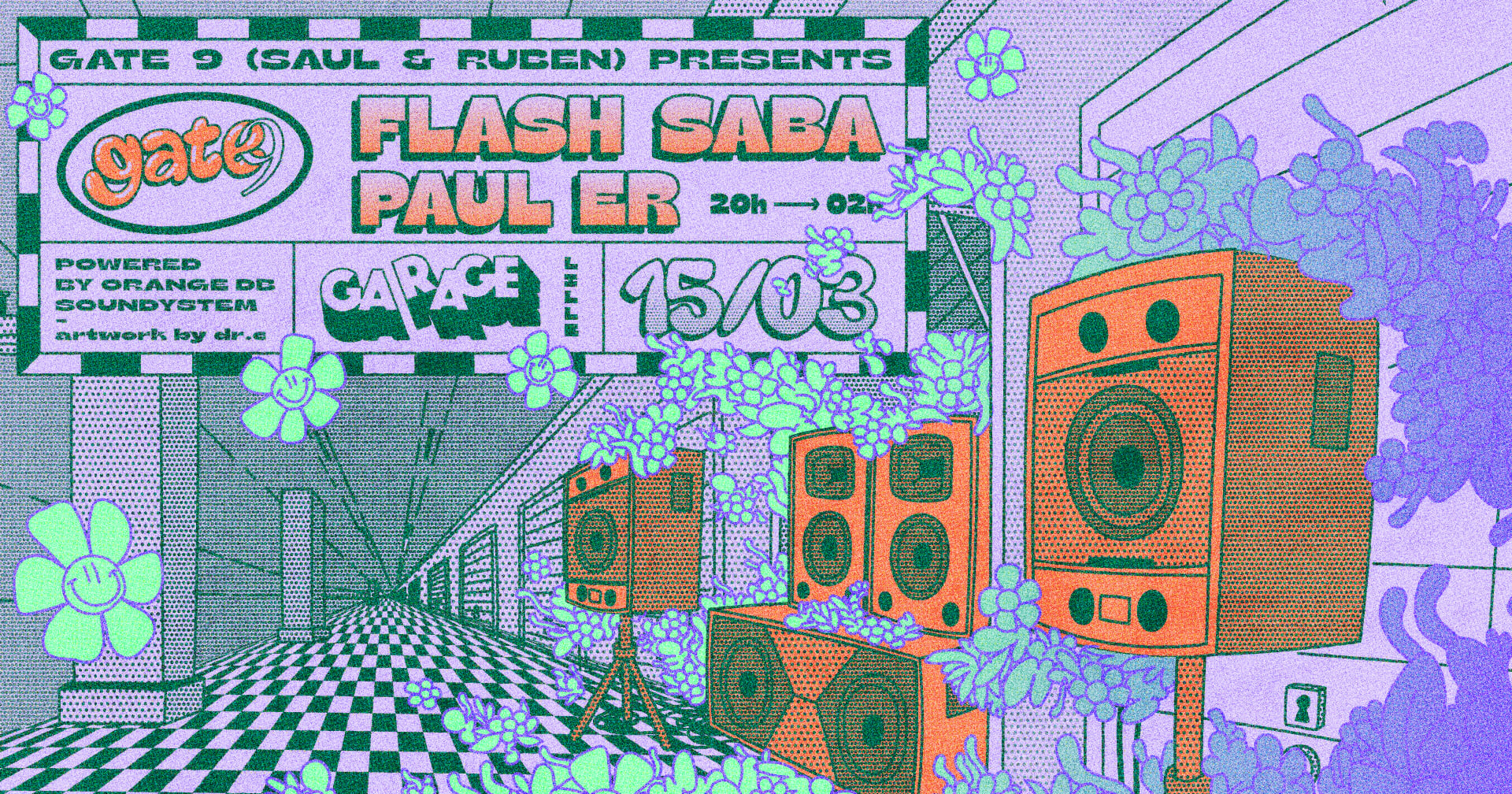 Gate 9 In The Garage W/ Flash Saba & Paul Er Cover