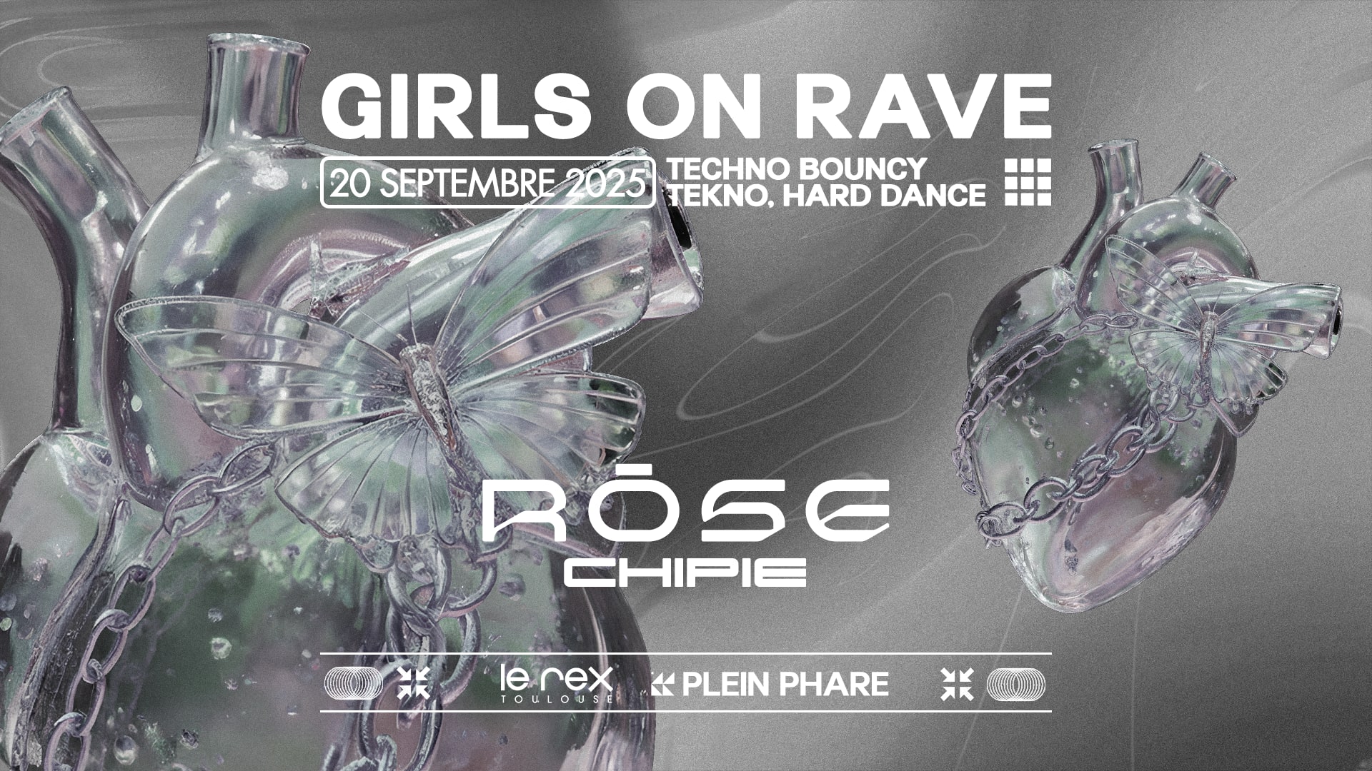 Girls On Rave Inv. Rose & Chipie *Entrée Gratuite Cover