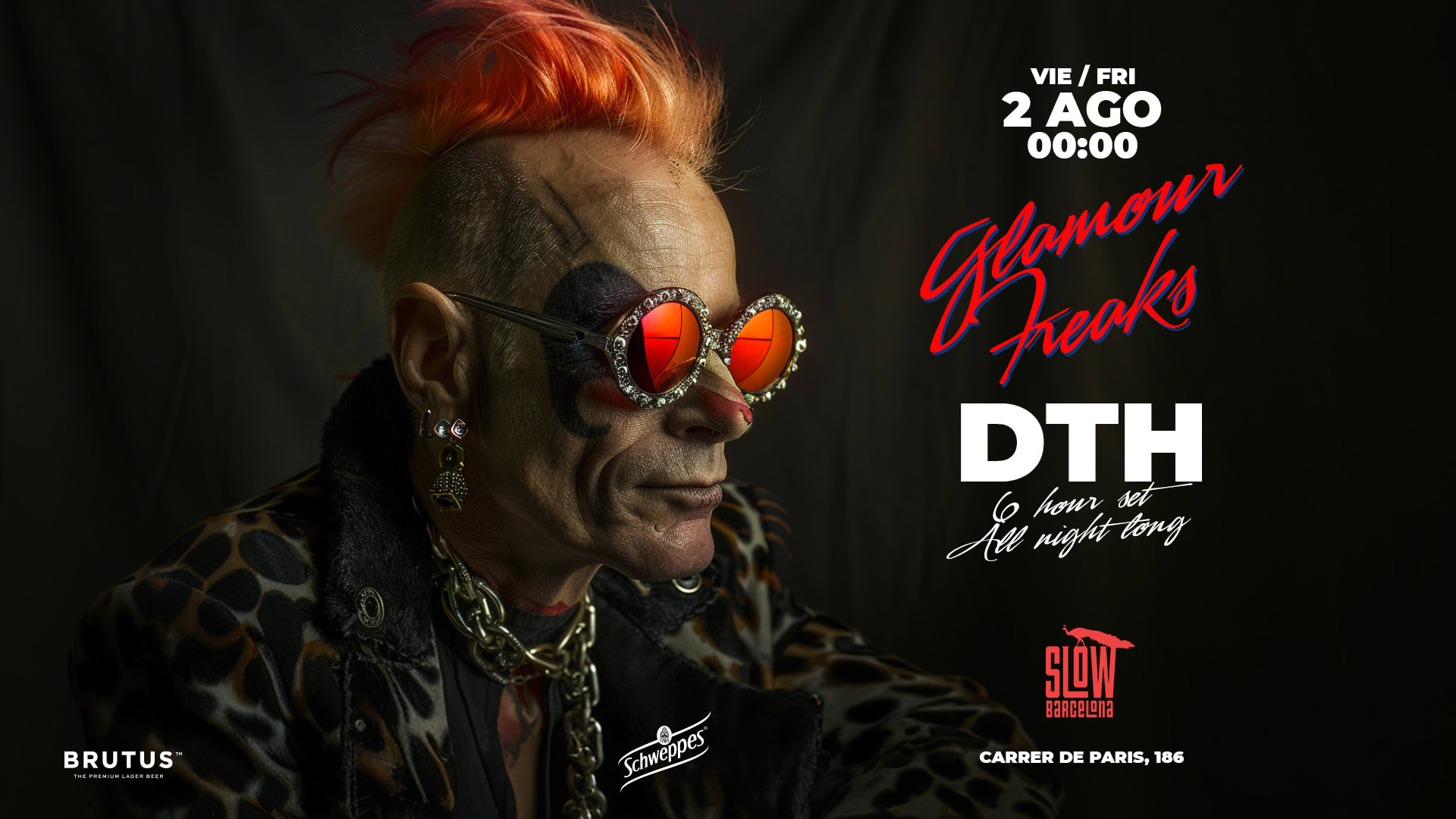 Glamour Freaks W/ Dth (All Night Long) | [Drink Included] Cover