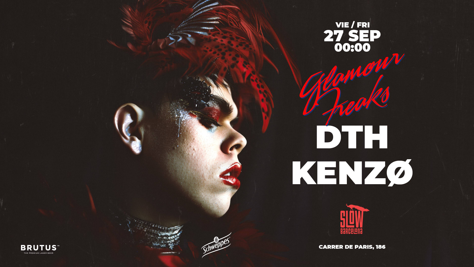 Glamour Freaks W/ D.T.H. + Kenzø | [Drink Included] Cover