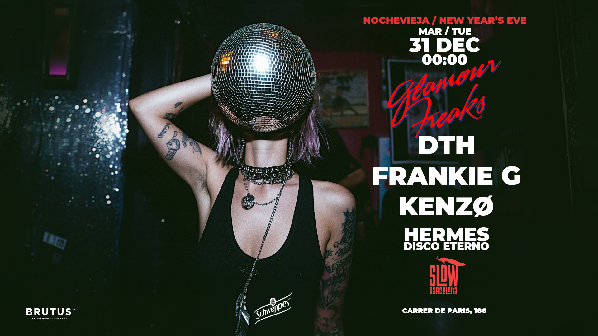 ★ Slow Club & Nye 2024 Noche Vieja | [+2 Long Drinks] Cover