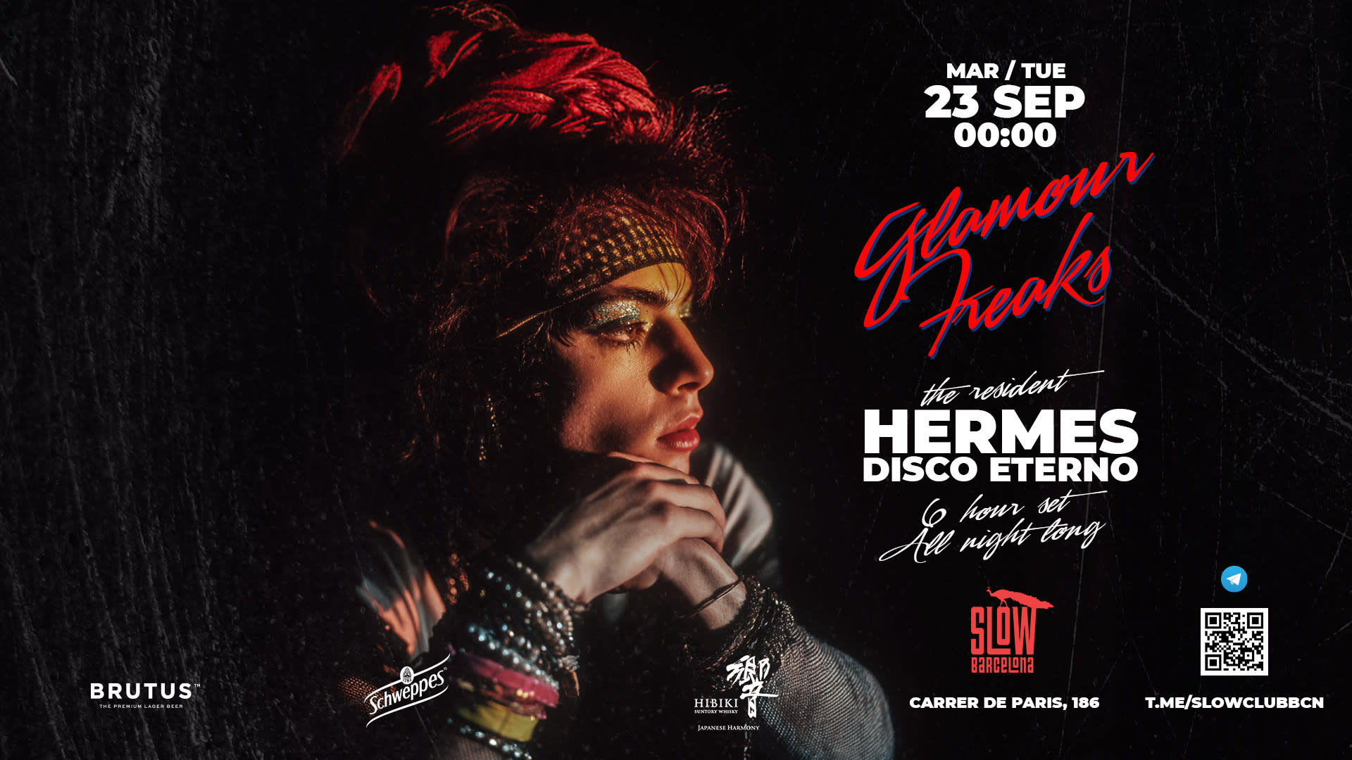Glamour Freaks Pres. Hermes Disco Eterno | [+Drink] Cover
