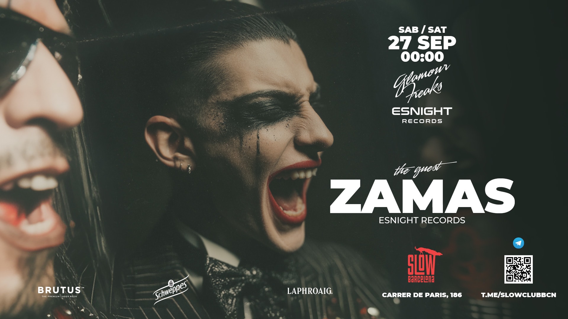 Glamour Freaks Present Esnight Records Cover