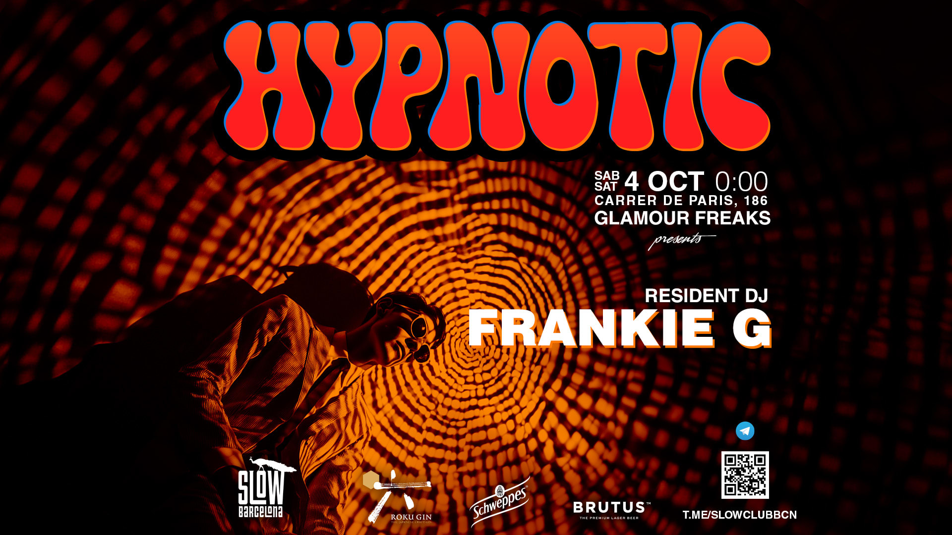 Hypnotic: Frankie G | [Drink Included] Cover