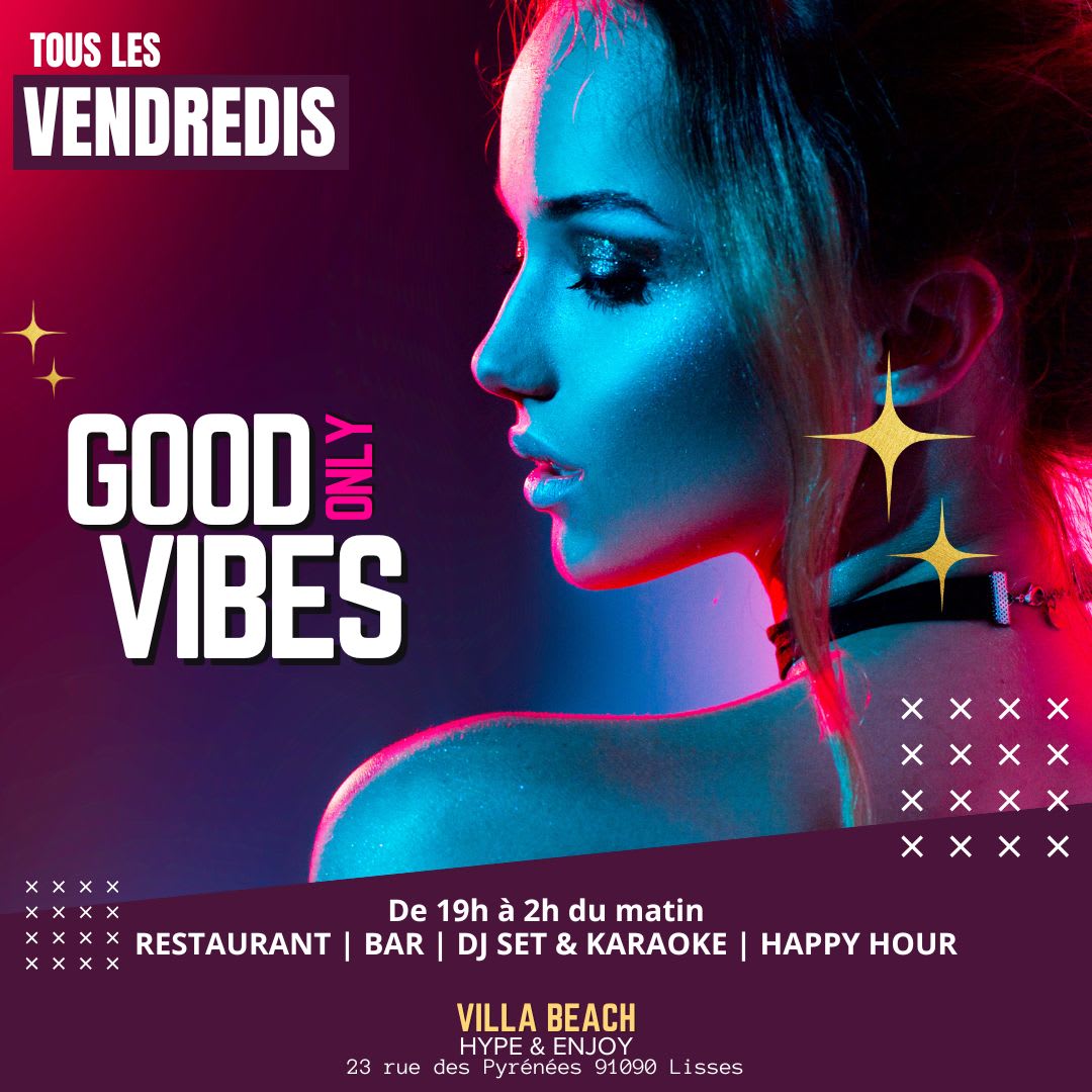 Good Vibes Only Villa Beach Cover