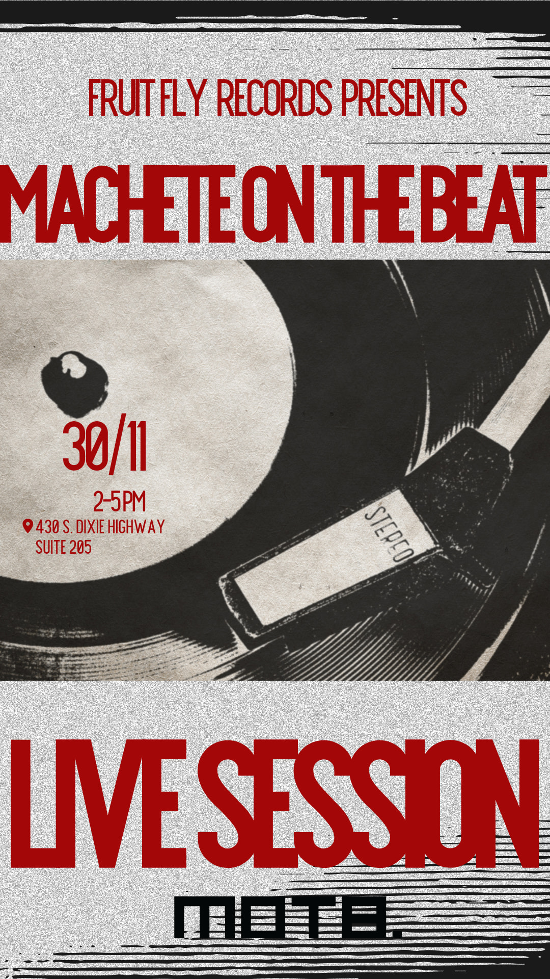 Machete On The Beat Live Session Cover