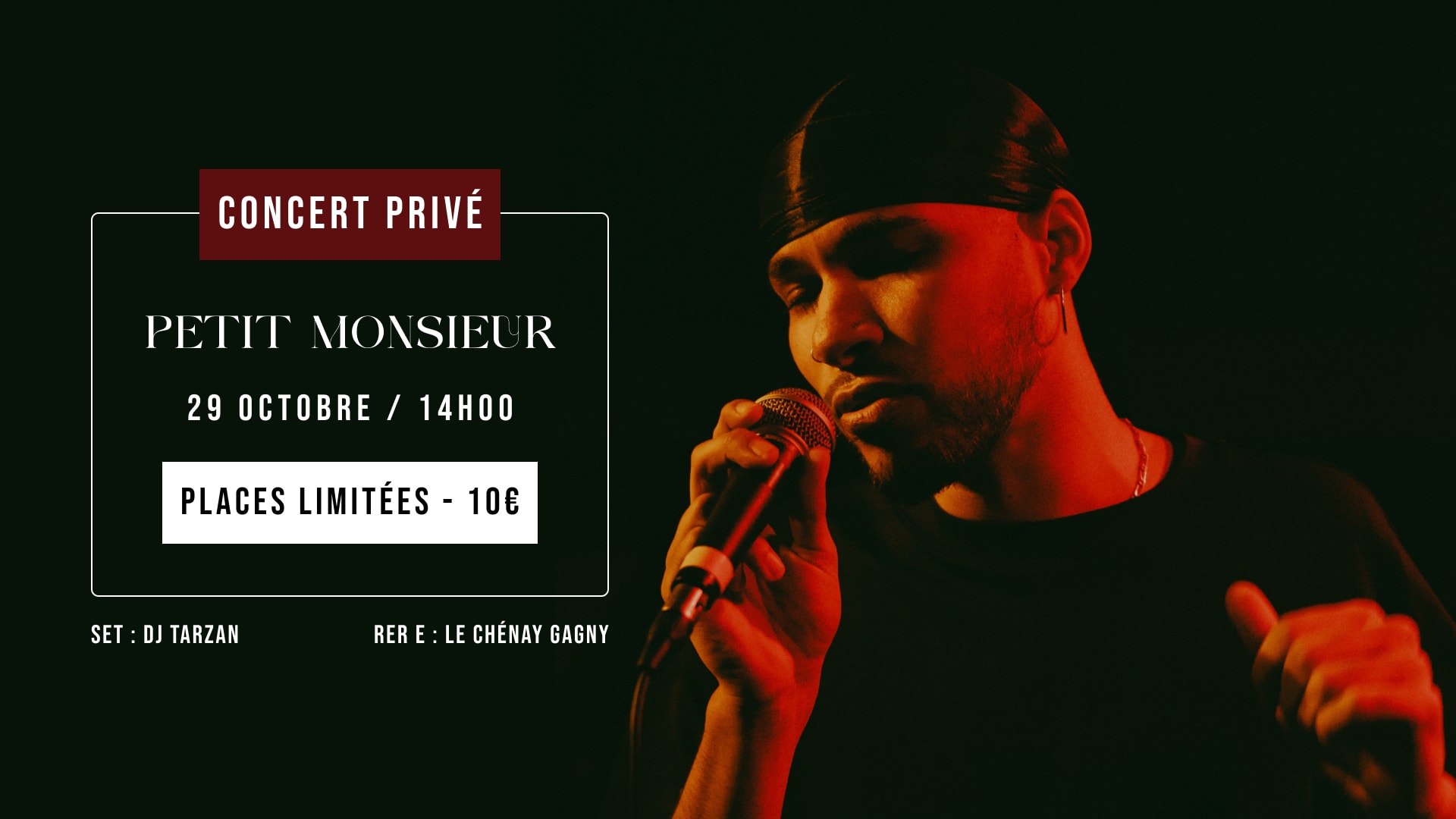 Petit Monsieur - Concert Privé Cover