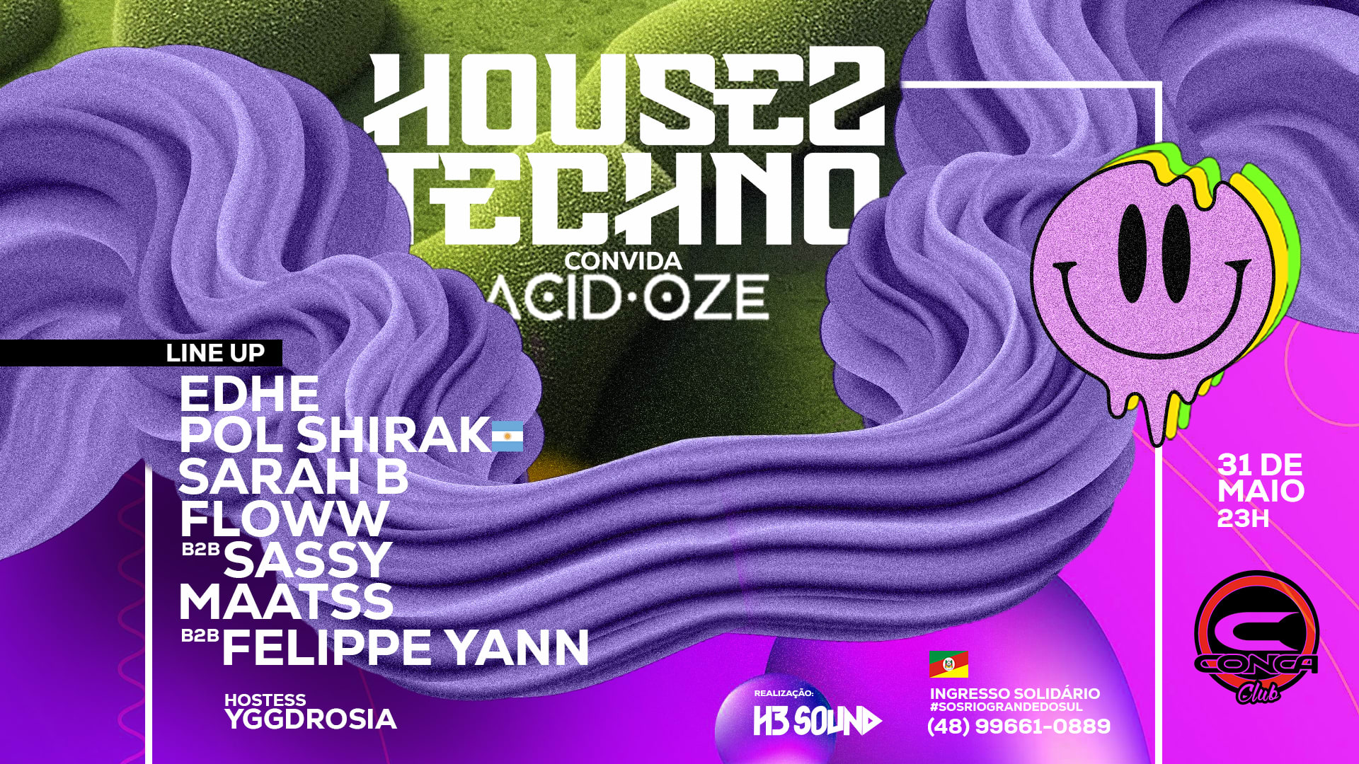 House2techno Convida: Acid.Oze Cover