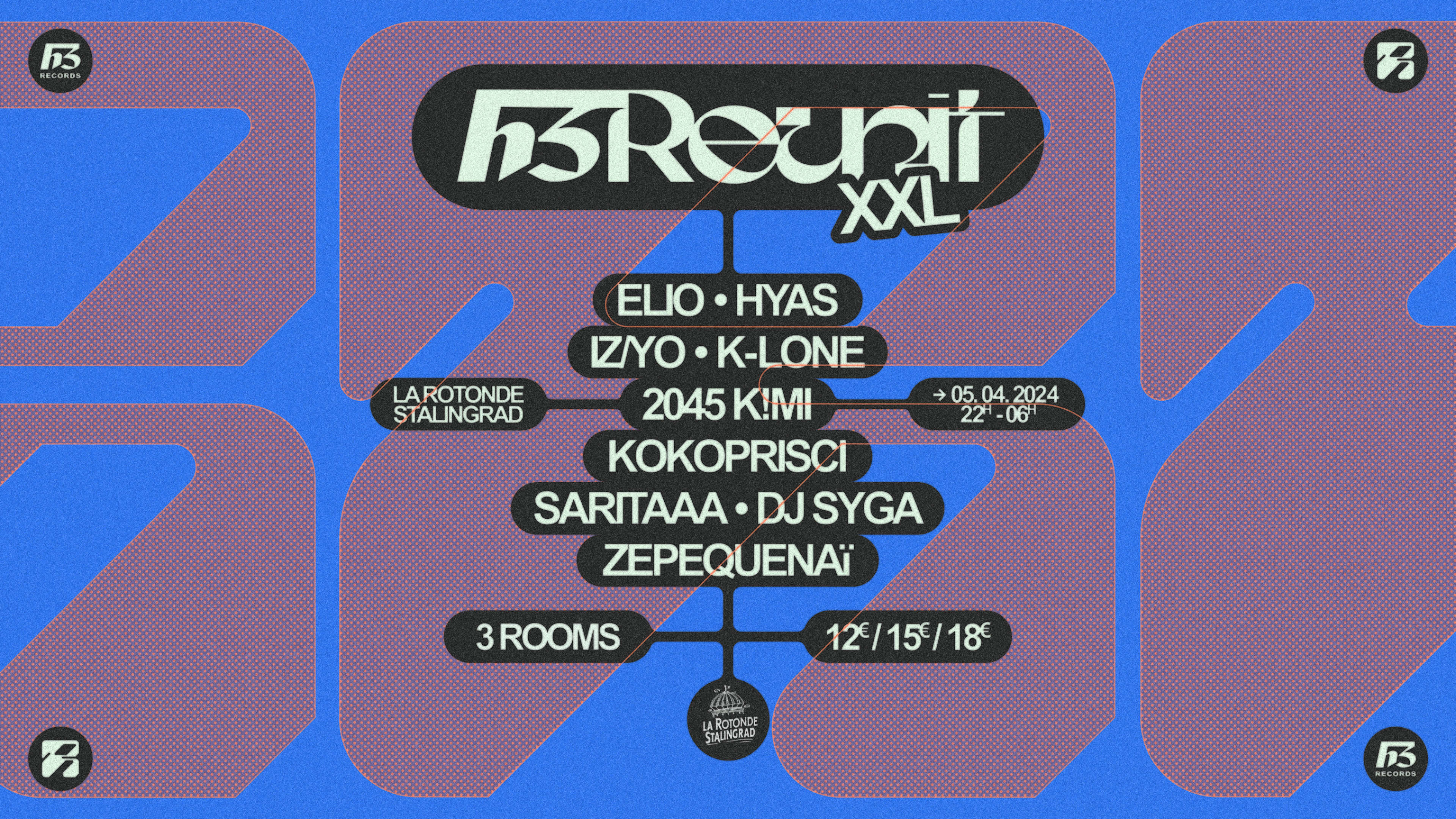 H3 Reunit -  La Rotonde Xxl - 3 Scènes Cover
