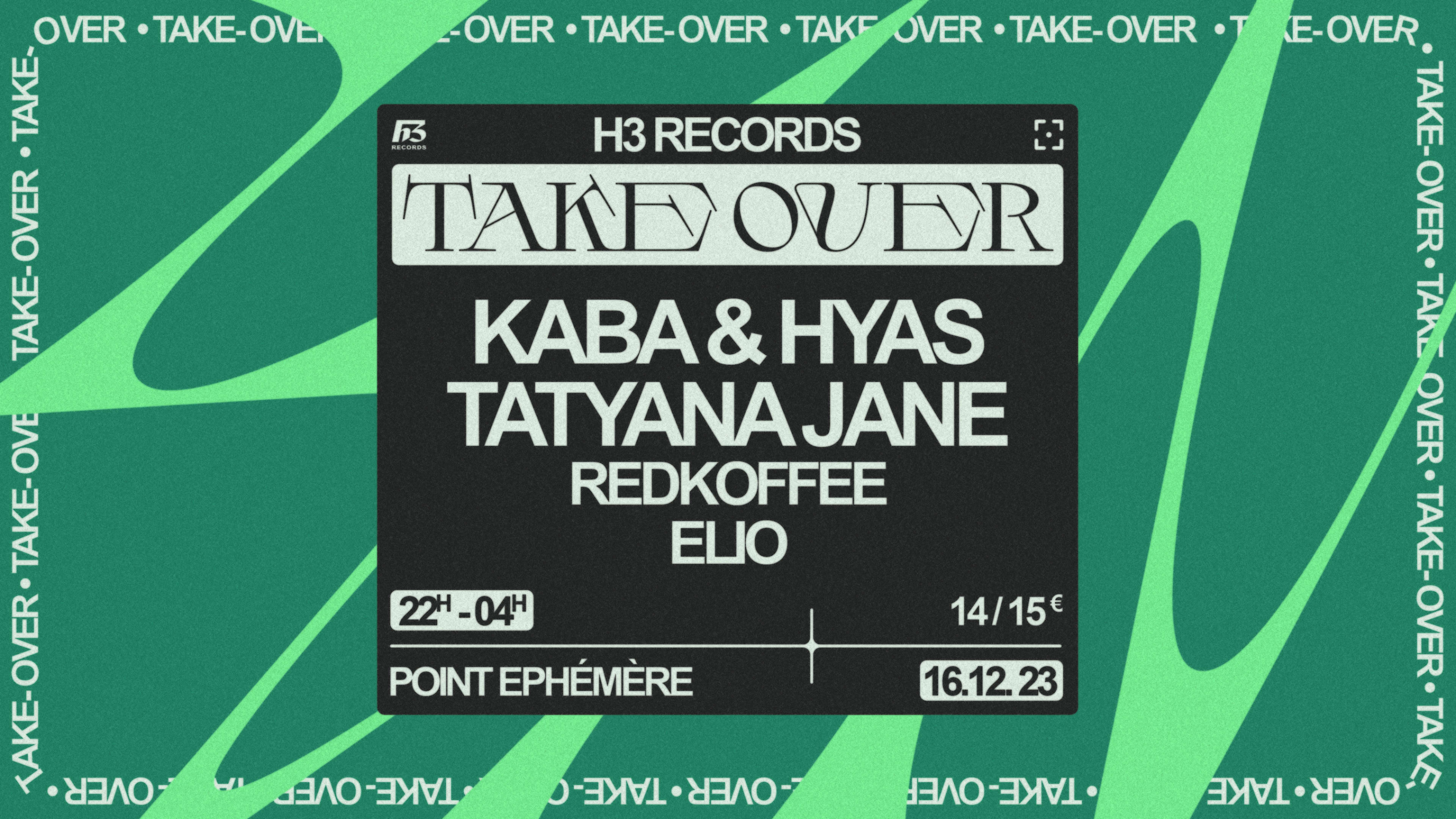 H3 Takeover // Kaba & Hyas, Tatyana Jane, Redkoffee, Elio Cover