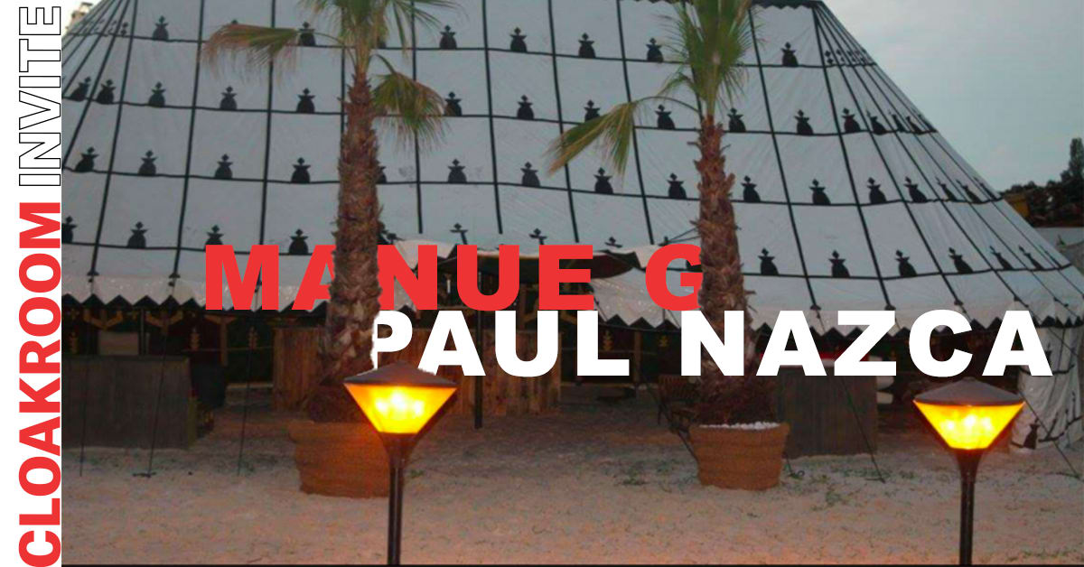 Cloakrom Invite Paul Nazca , Manue G  Cover