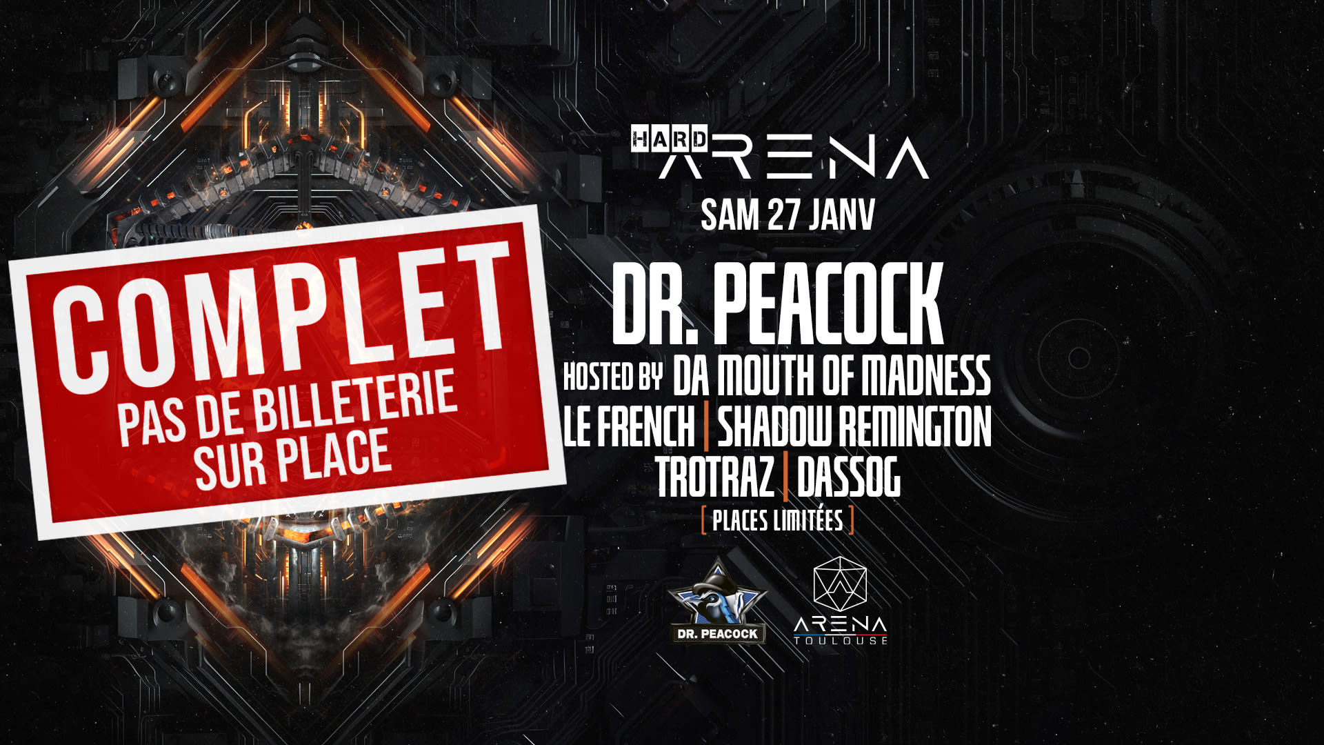 Hard Arena W/ Dr. Peacock, Le French, Trotraz, Dassog... Cover