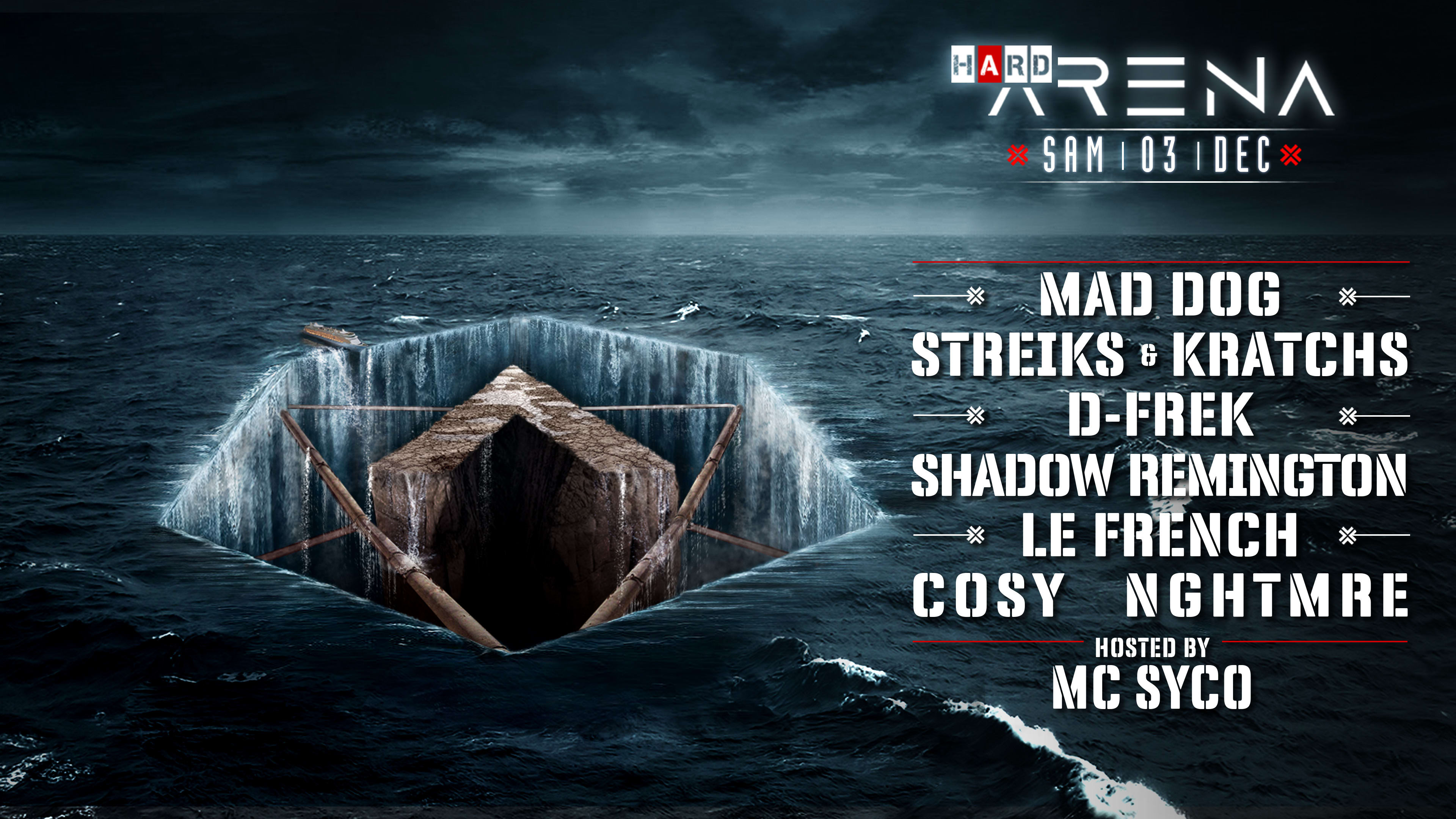 Hardarena-Mad Dog, D-Frek, Streiks & Kratchs, Cosy Nghtmre.. Cover
