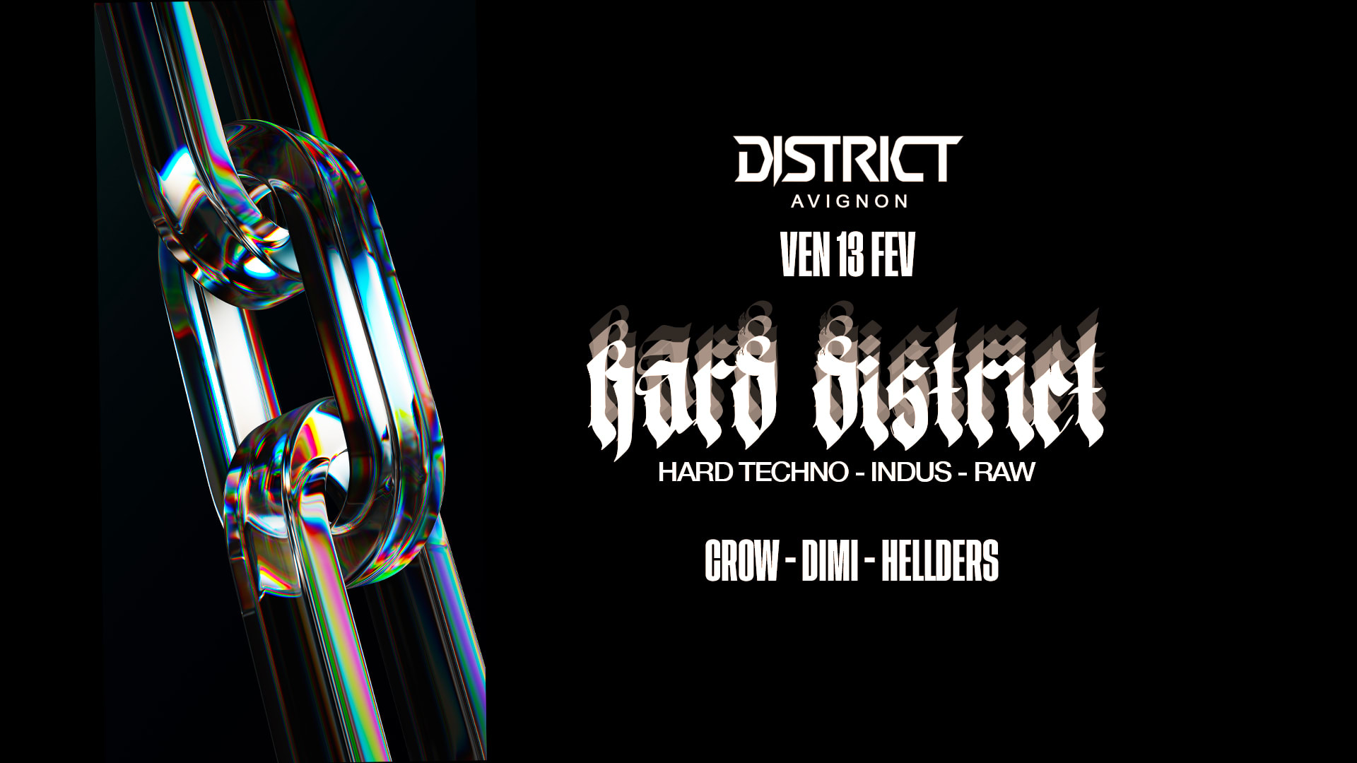 Hard District : Crow + Dimi + Hellders Cover