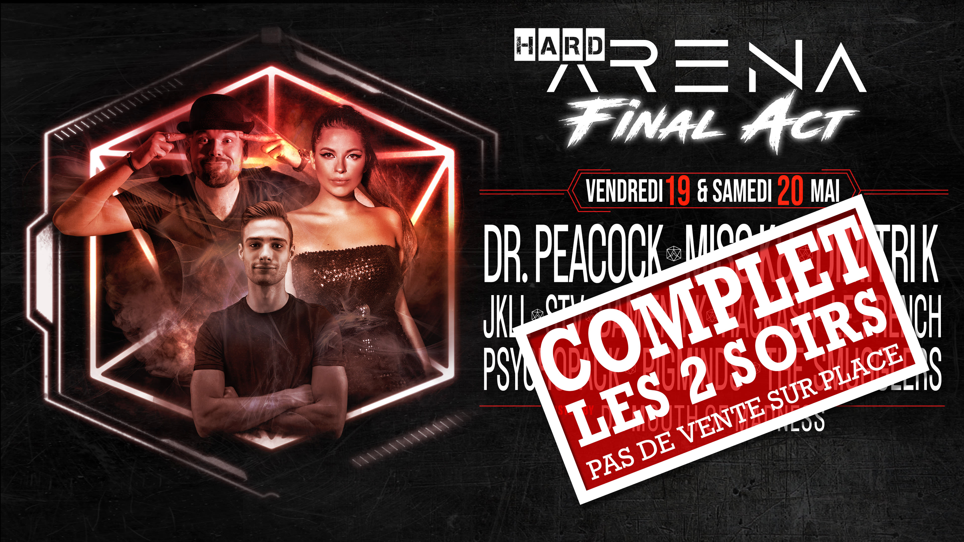 Hardarena Final Act: Dr. Peacock, Miss K8, Dimitri K, Jkll.. Cover
