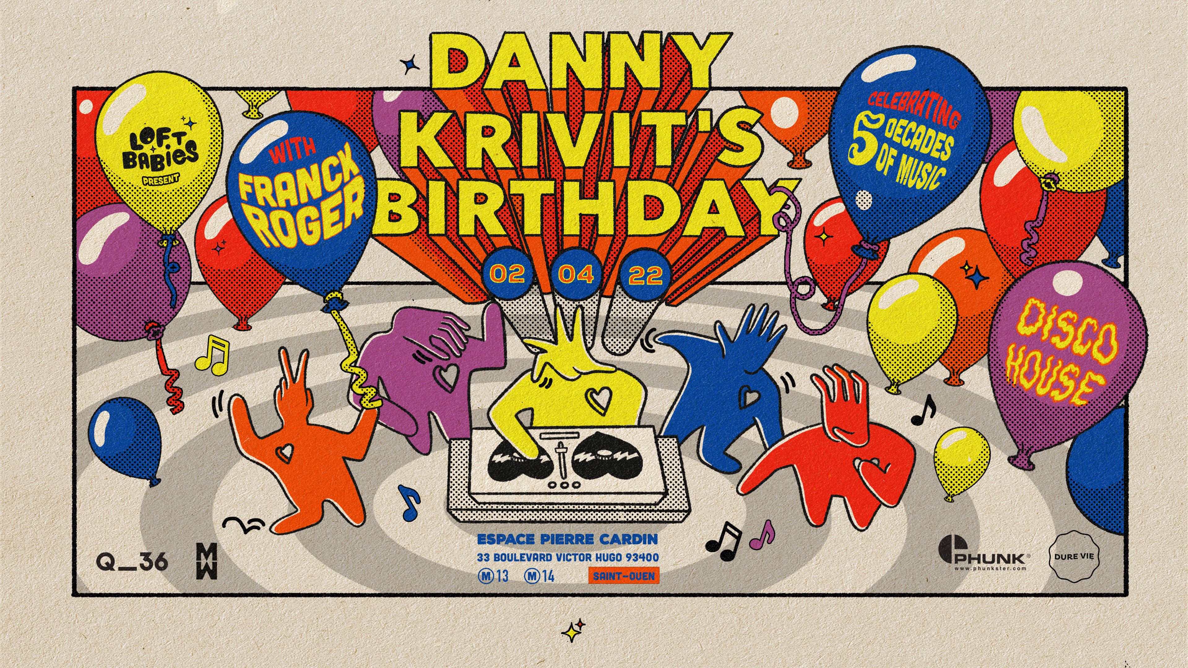 Danny Krivit's Birthday W/ Franck Roger ☆ Loft Babies Cover