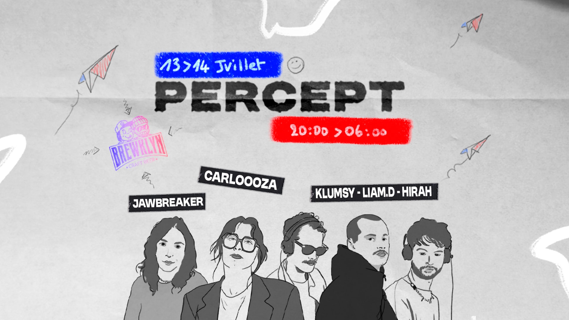 Percept Fête Le 14 Juillet Chez Brewklyn Cover