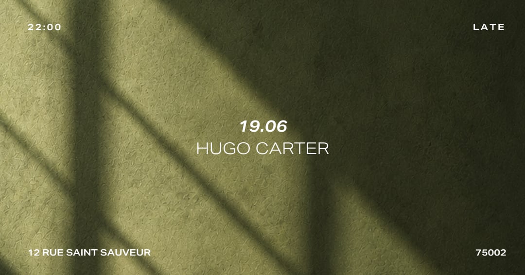 Heclipse Presents : Hugo Carter Cover