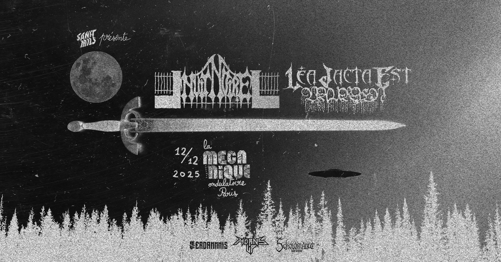 Nuit Noire + Léa Jacta Est + Vaurien / Mécanique Ondulatoire Cover