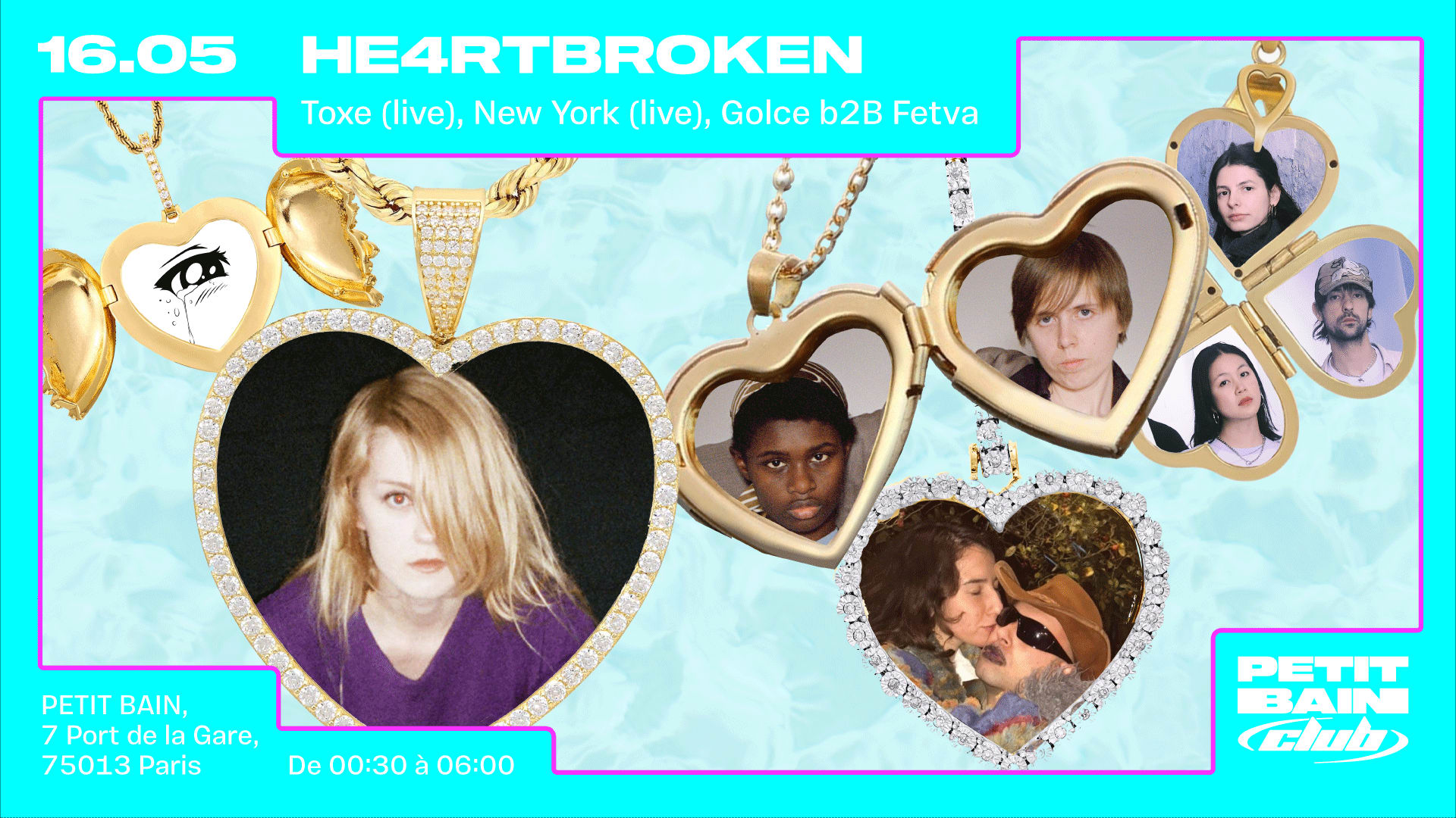 He4rtbroken : Toxe (Live) + New York (Live) + ... Cover