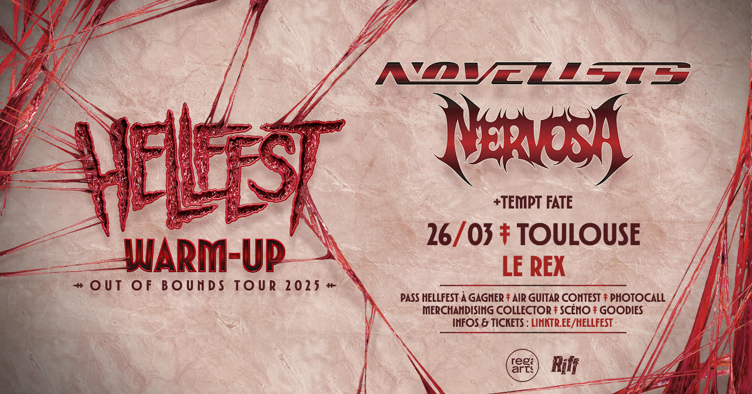 Warm Up Hellfest : Nervosa & Novelists Cover