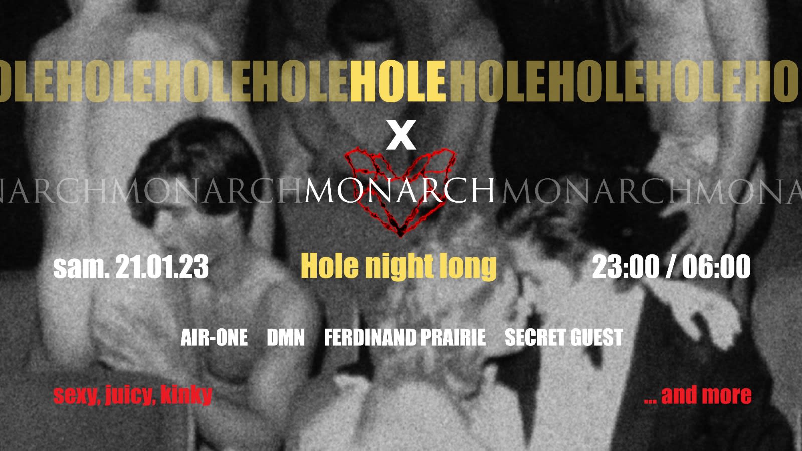 Hole X Monarch :  Hole Night Long Cover