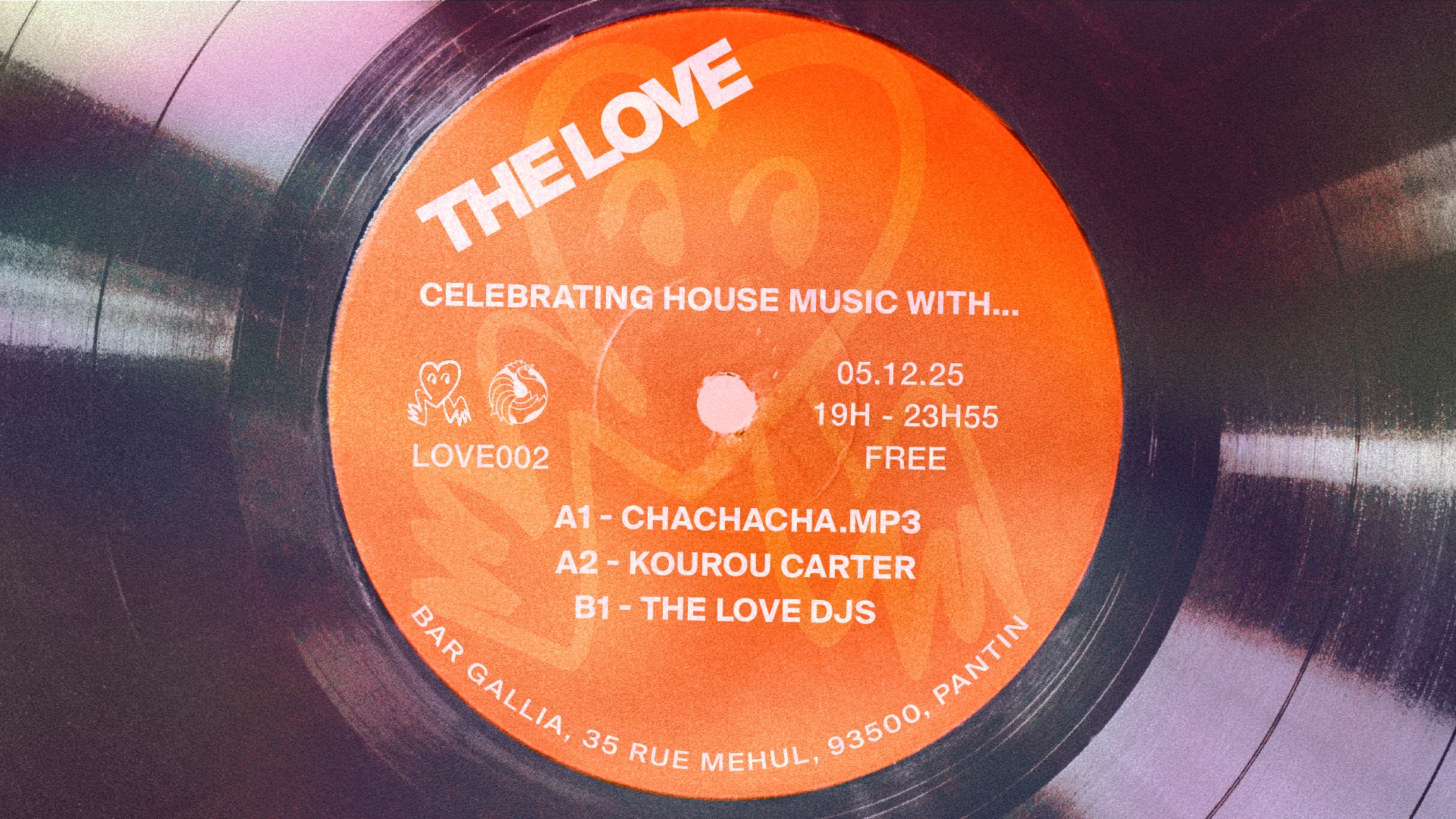 The Love 002: Chacha.Mp3, Kourou Carter, The Love Djs Cover