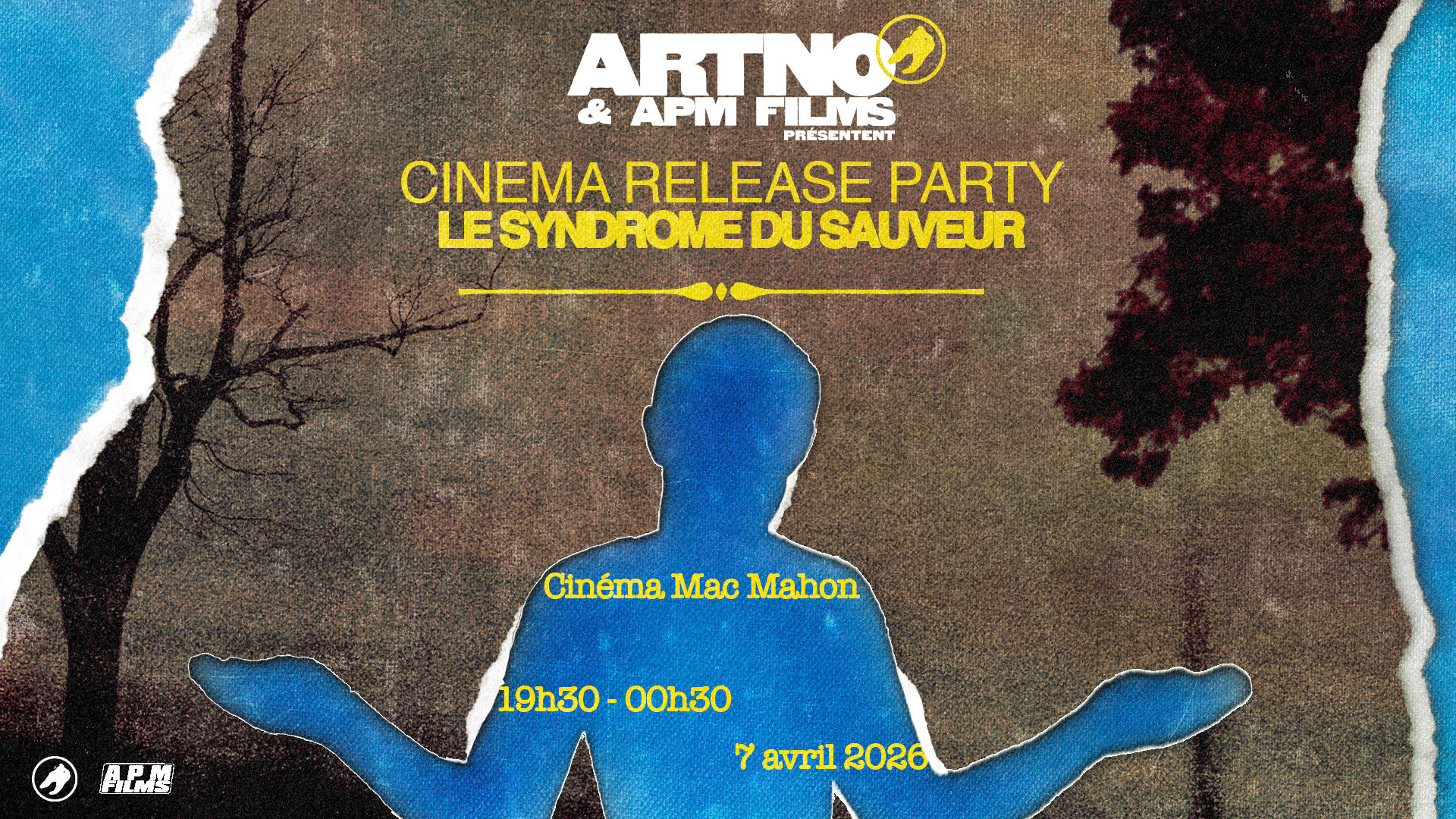 Apm Night : Release Party Art No "Le Syndrome Du Sauveur" Cover