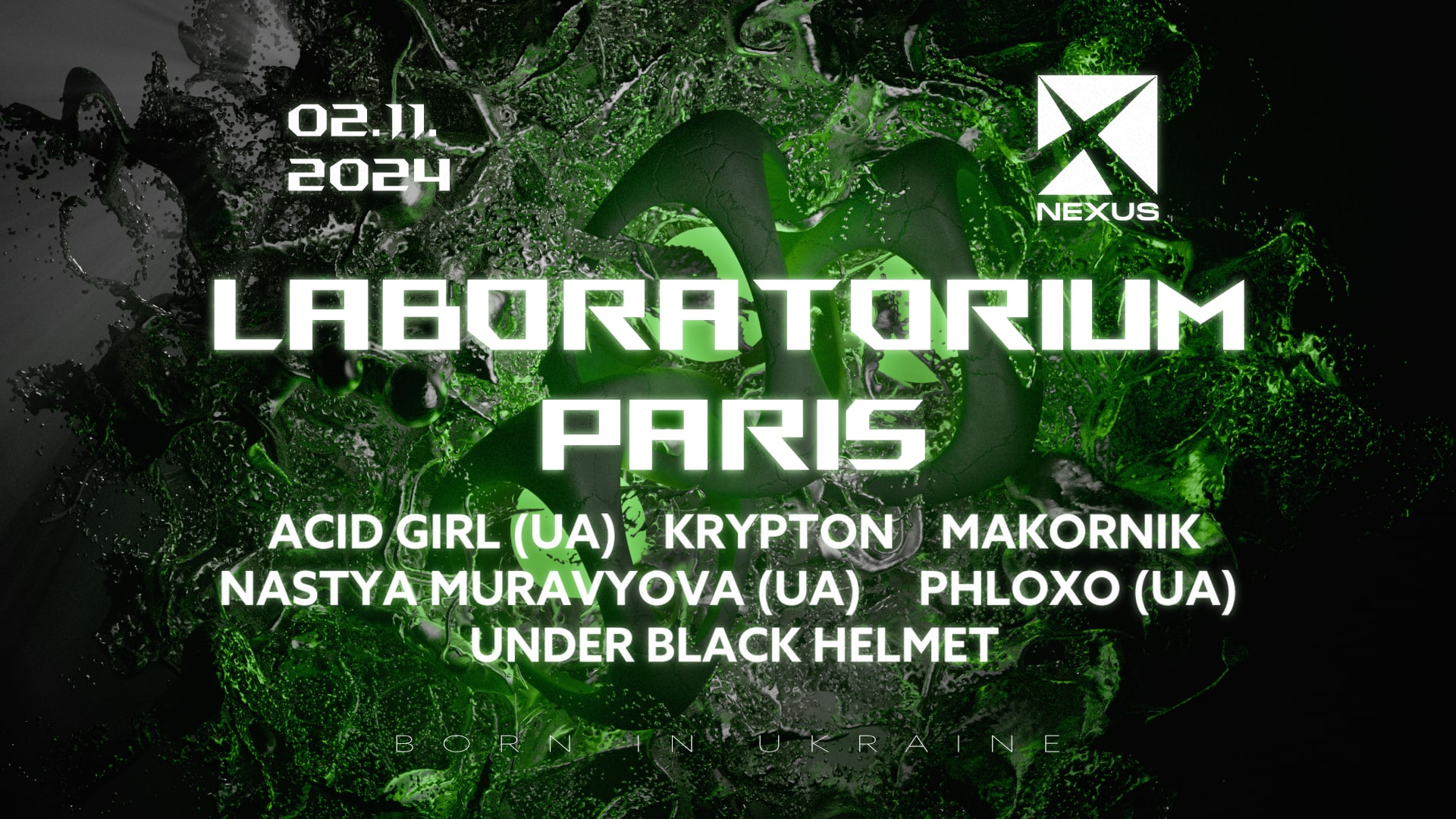 Laboratorium : Under Black Helmet | Krypton | Makornik Cover