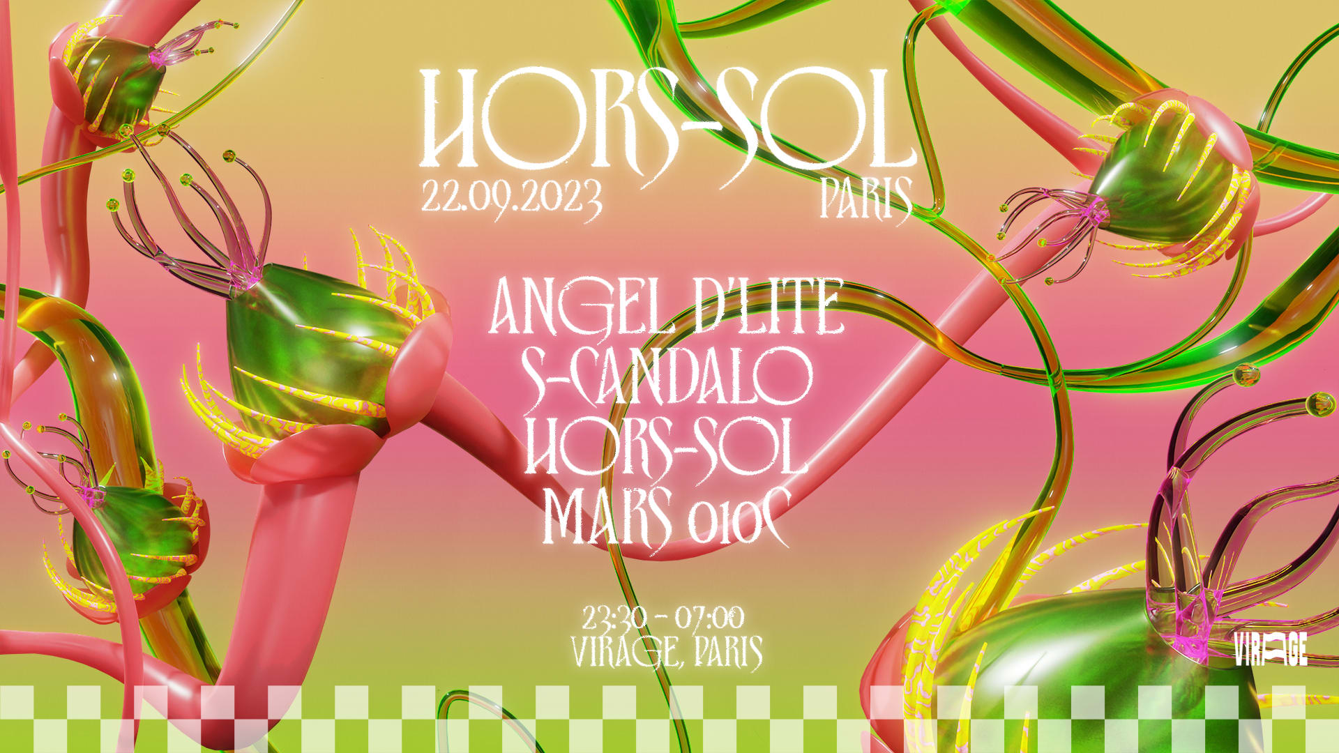 Hors-Sol X Virage: Angel D'lite, S-Candalo, Mars 010c Cover