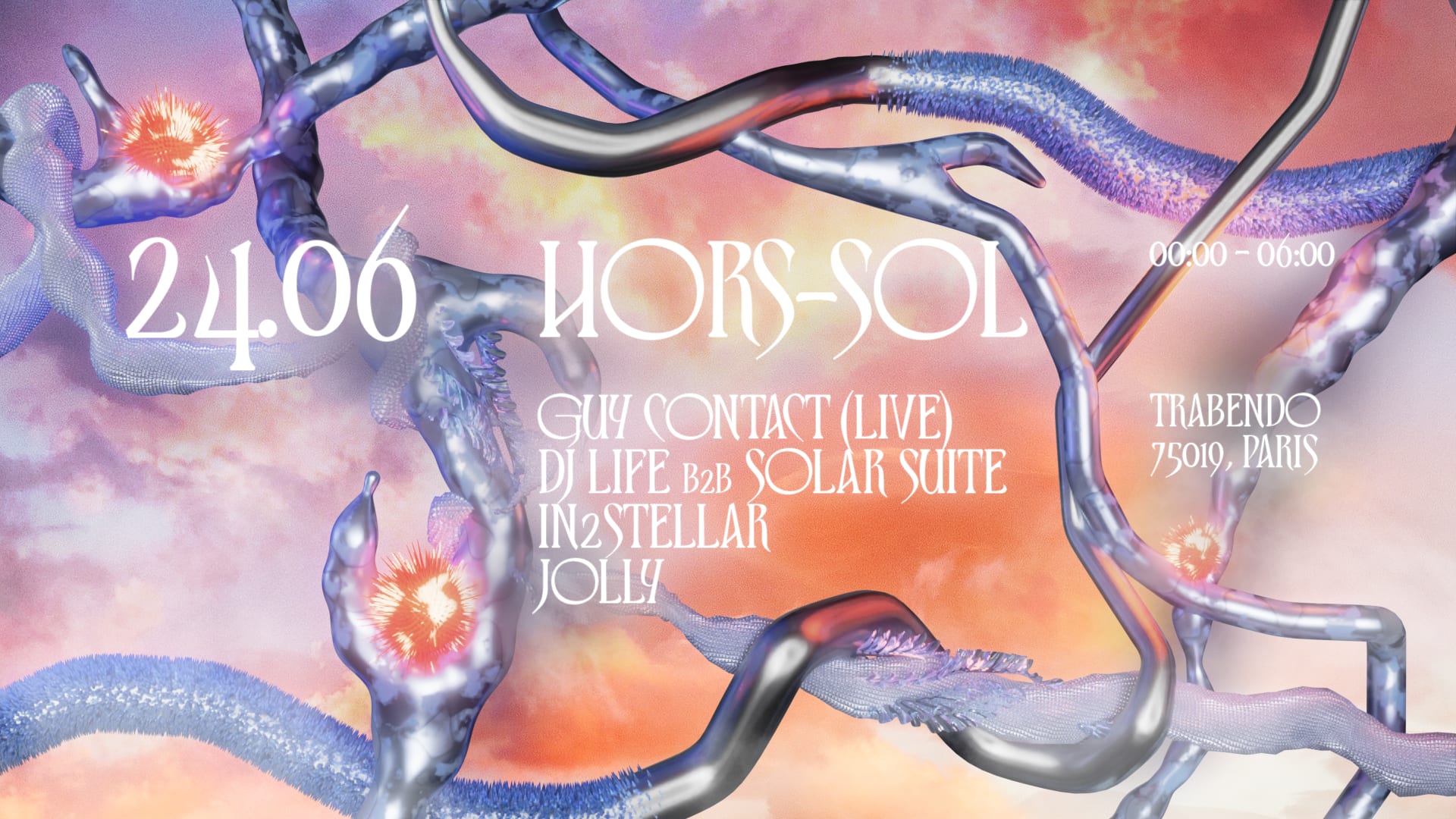 Hors-Sol X Trabendo : Guy Contact + Dj Life + Solar Suite + In2stellar Cover