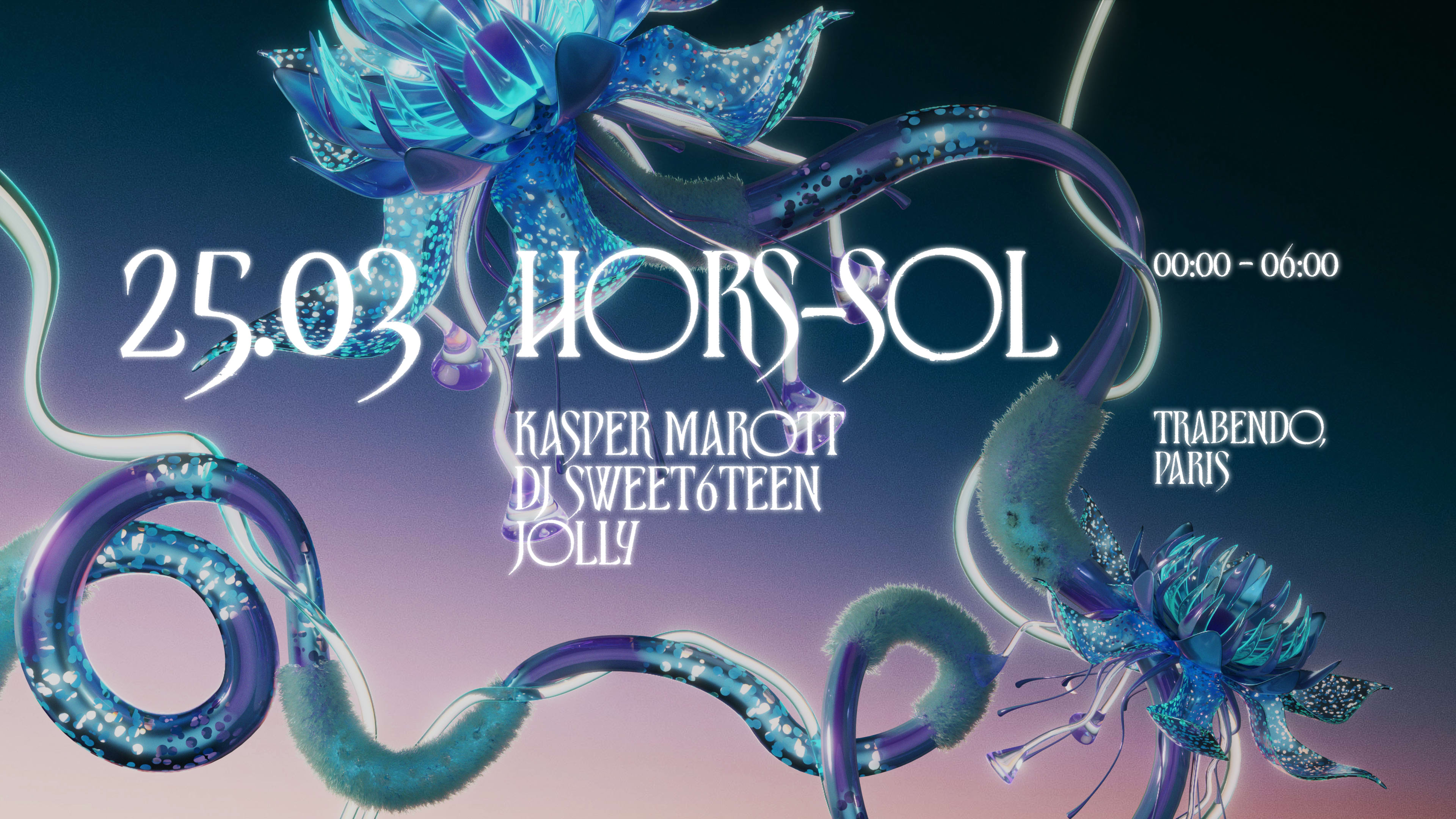 Hors-Sol : Kasper Marott + Dj Sweet6teen + Jolly Cover