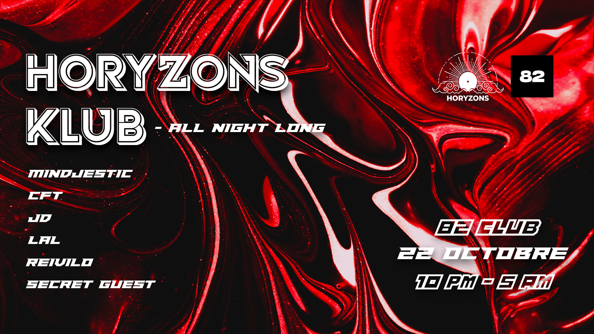 Horyzons Klub - All Night Long I 82 Club Cover