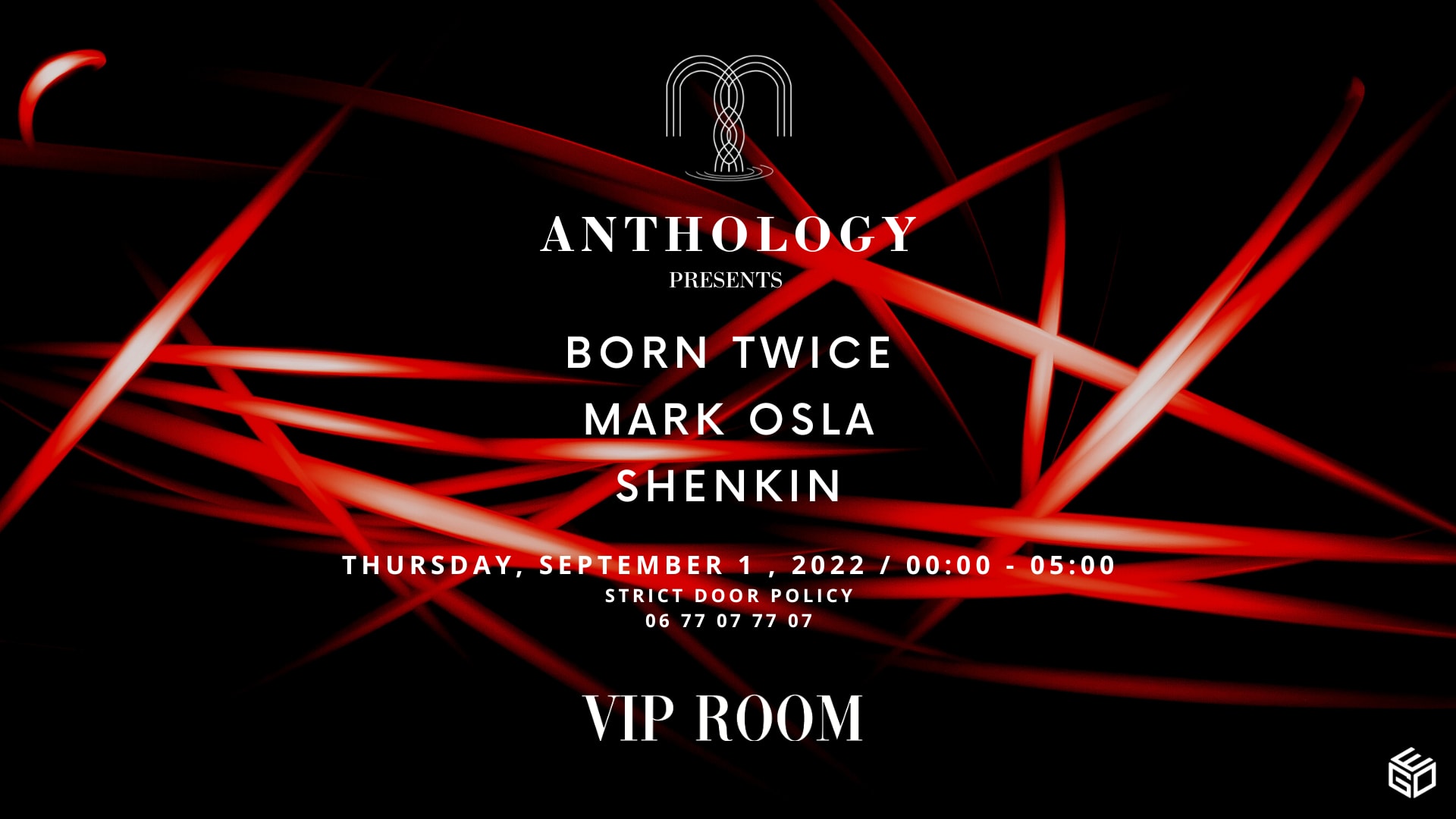 Anthology X Vip Room Saint-Tropez : Born Twice , Shenkin , Mark Osla Cover