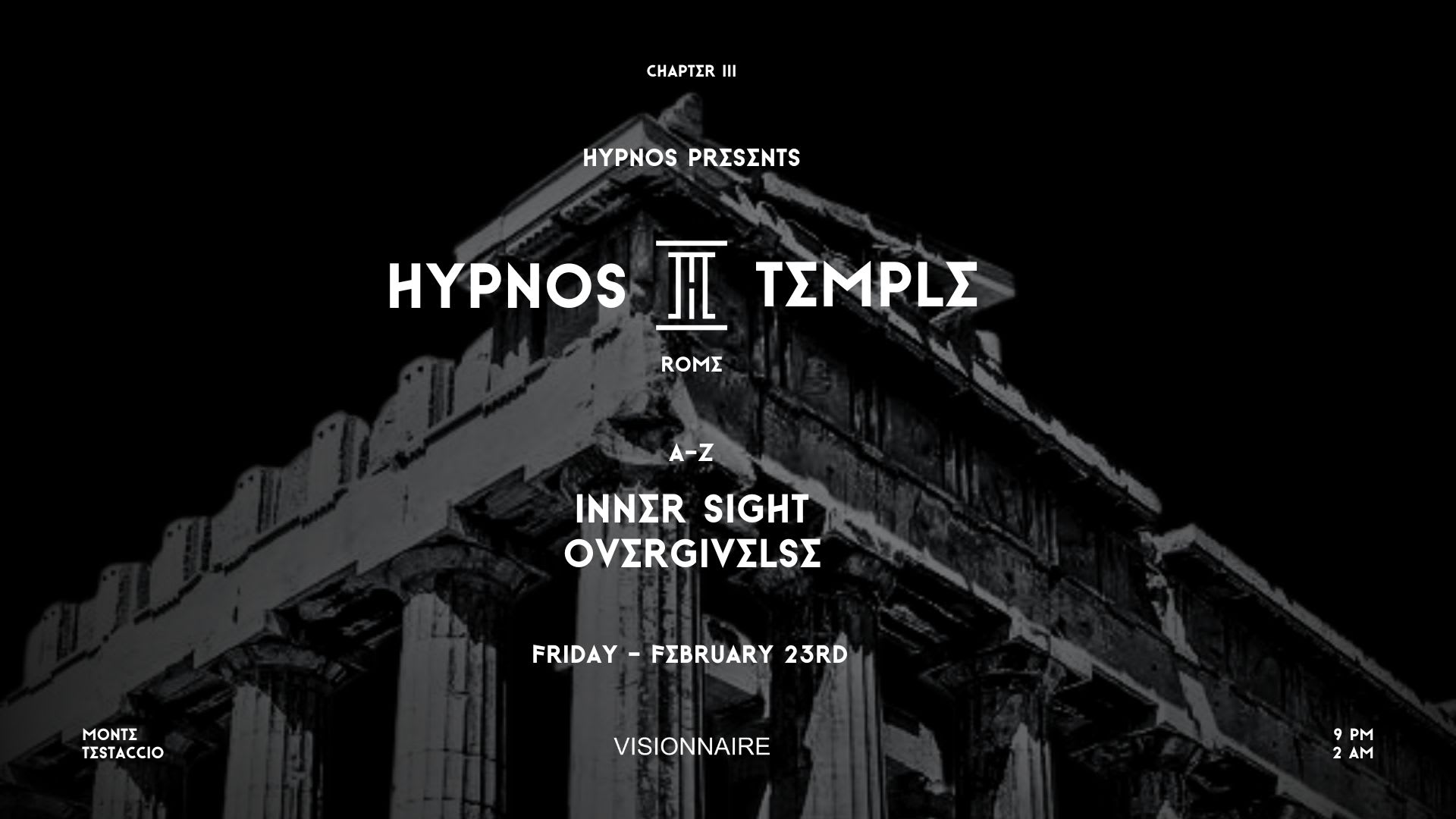 Hypnos Temple - Chapter III Cover