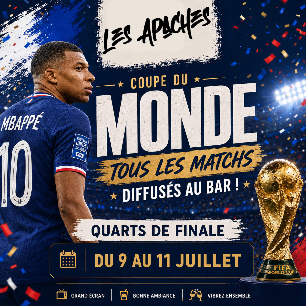 Cdm2026 : Diffusion Quarts De Finale Cover