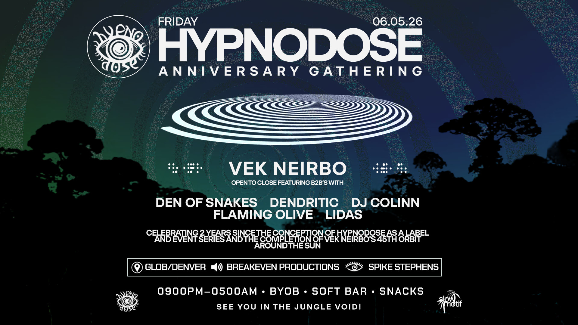 Hypnodose Anniversary W/ Vek Neirbo & Friends Cover