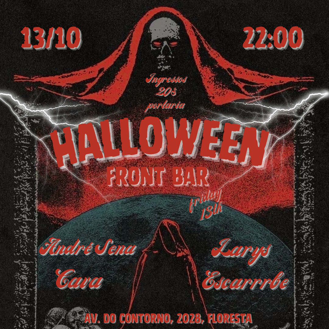 Halloween Front Bar Cover