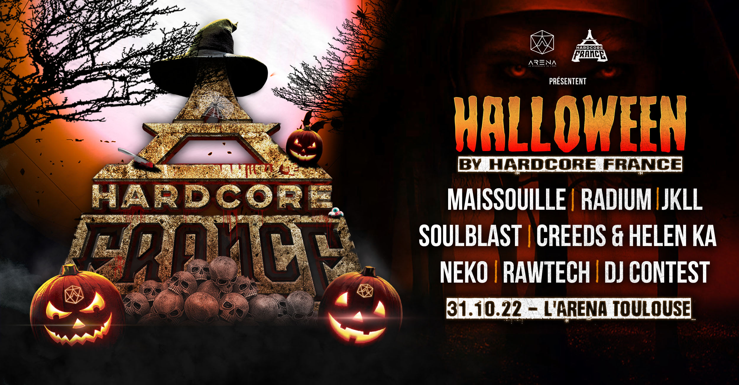 Halloween By Hardcore France W/ Radium, Maissouille, Jkll, Creeds.... Cover