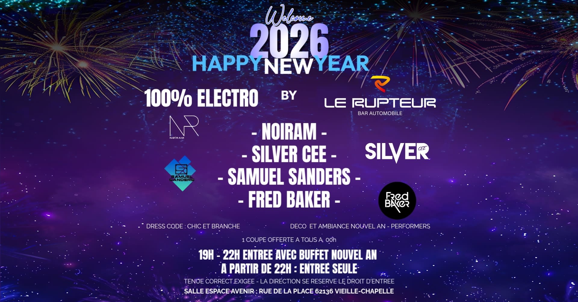 Happy New Year 100% Electro By Le Rupteur Cover