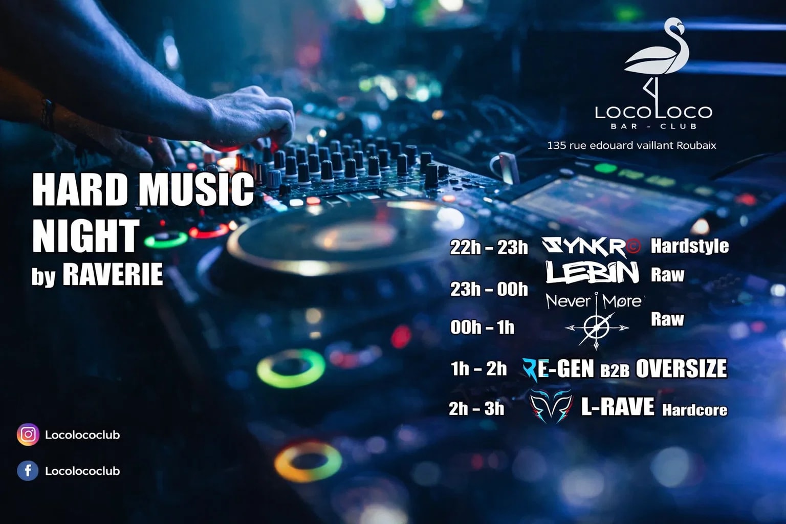 Hard Music Night Cover