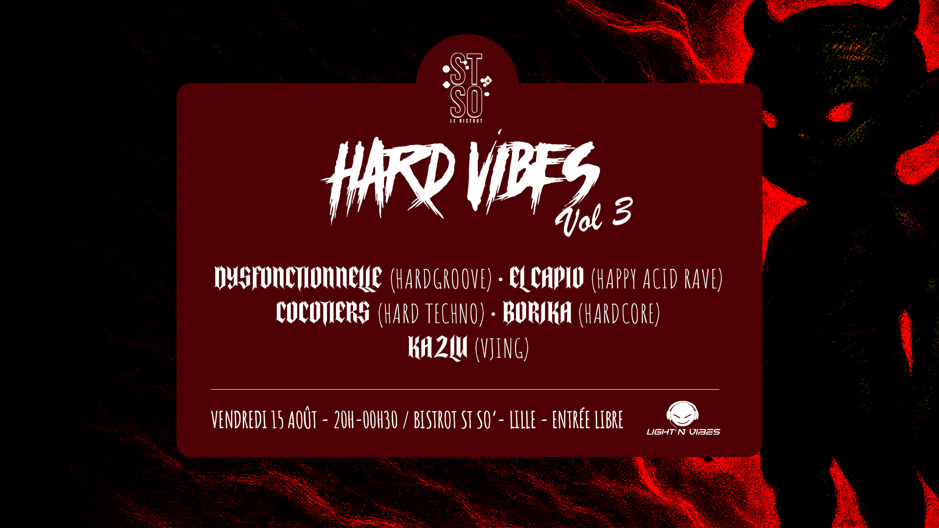 Light 'n' Vibes — Hard Vibes Vol.3 Cover