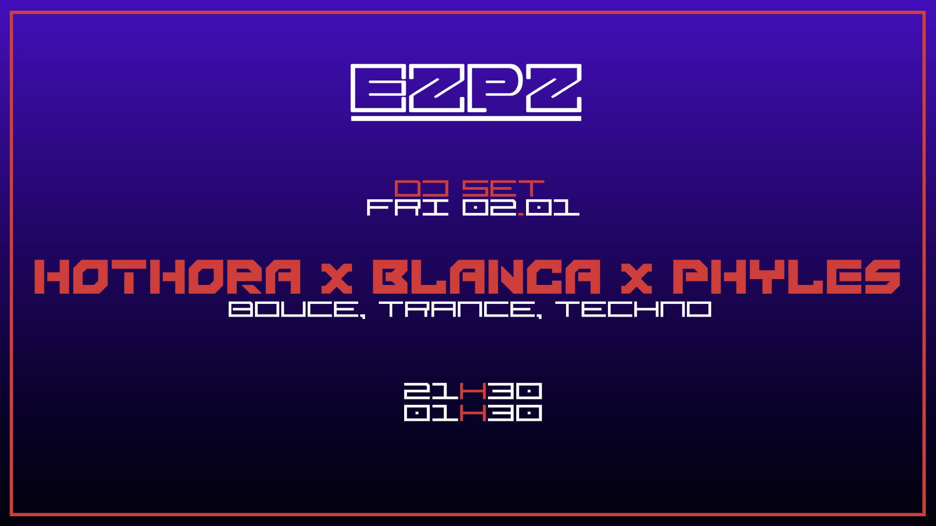 Hathora X Blanca X Phyles @ Ezpz Cover