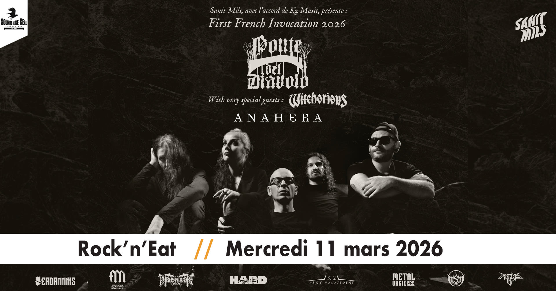 Ponte Del Diavolo + Witchorious + Anahera Cover