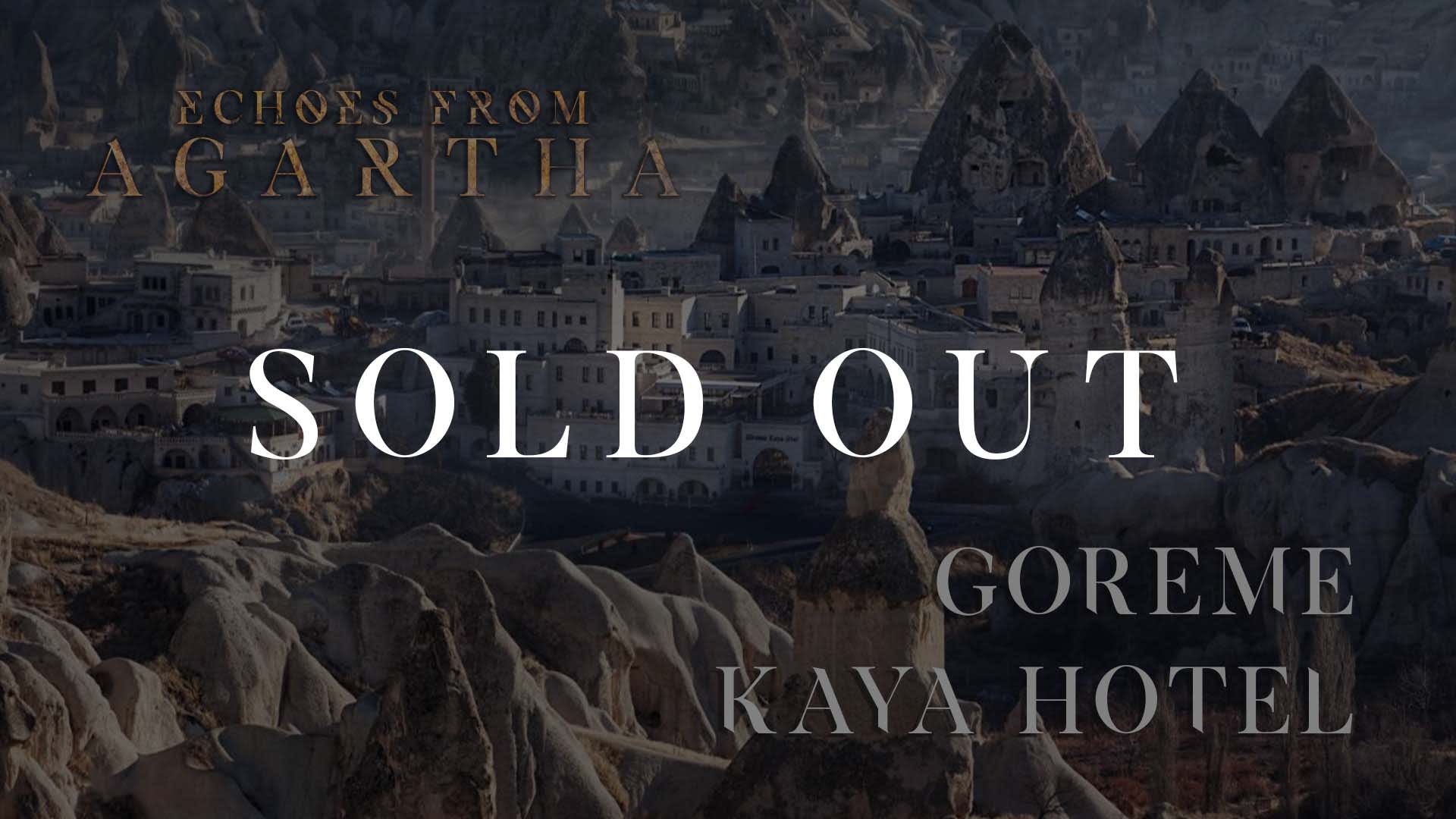 Music + Hotel Package At Goreme Kaya - Echoes From Agartha 2022 Cover