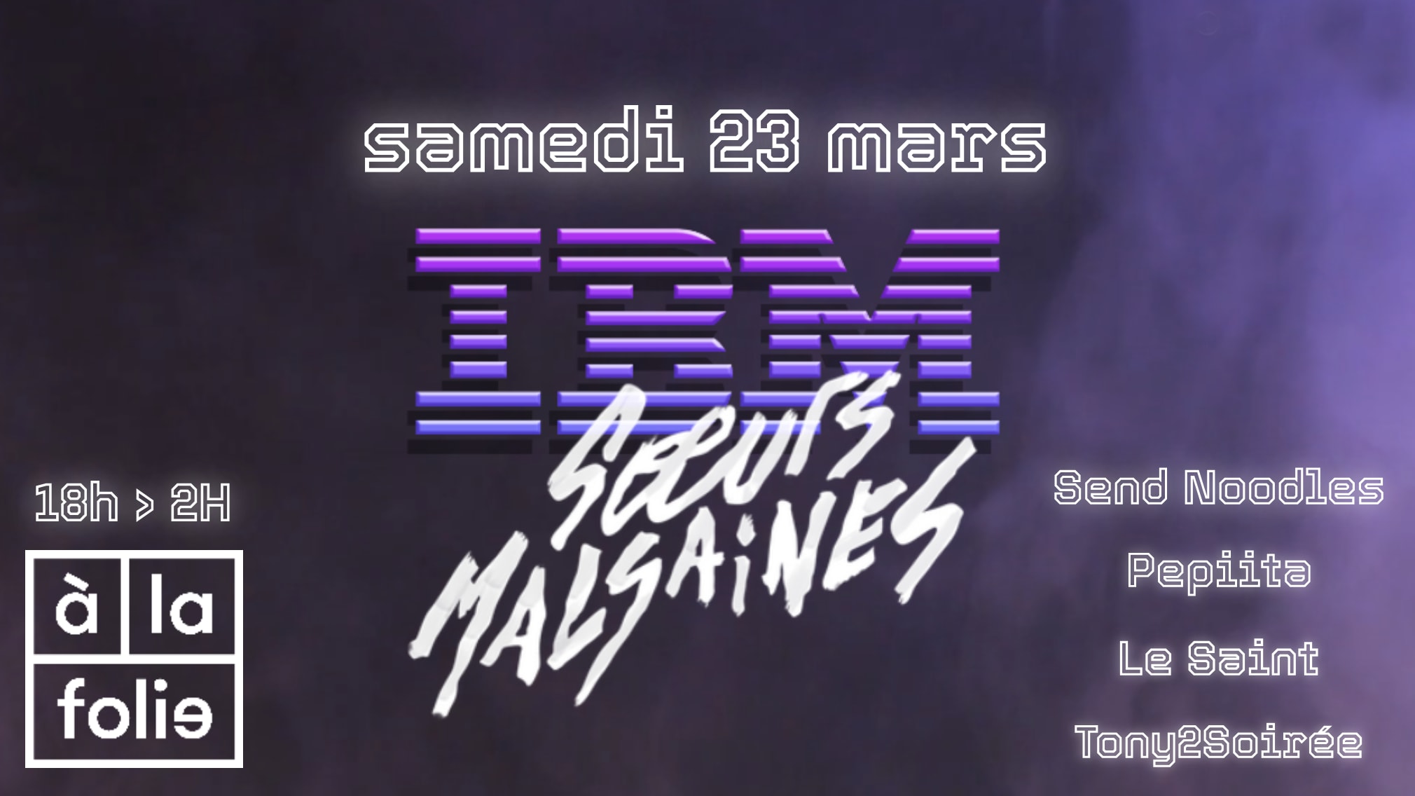Ibm X Soeurs Malsaines Cover