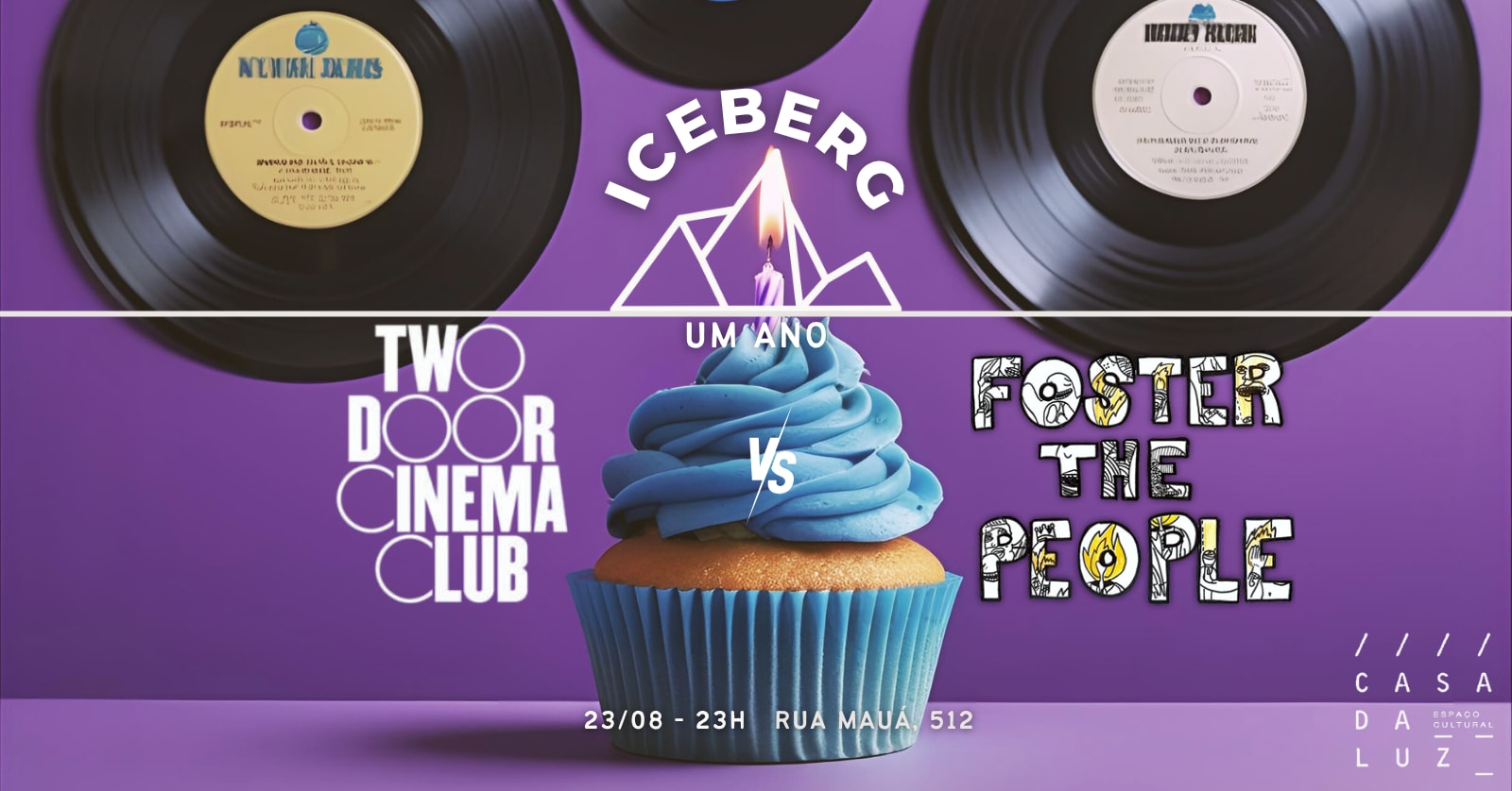 Iceberg - 1 Ano (Especial Foster Vs Two Door Cinema Club) Cover